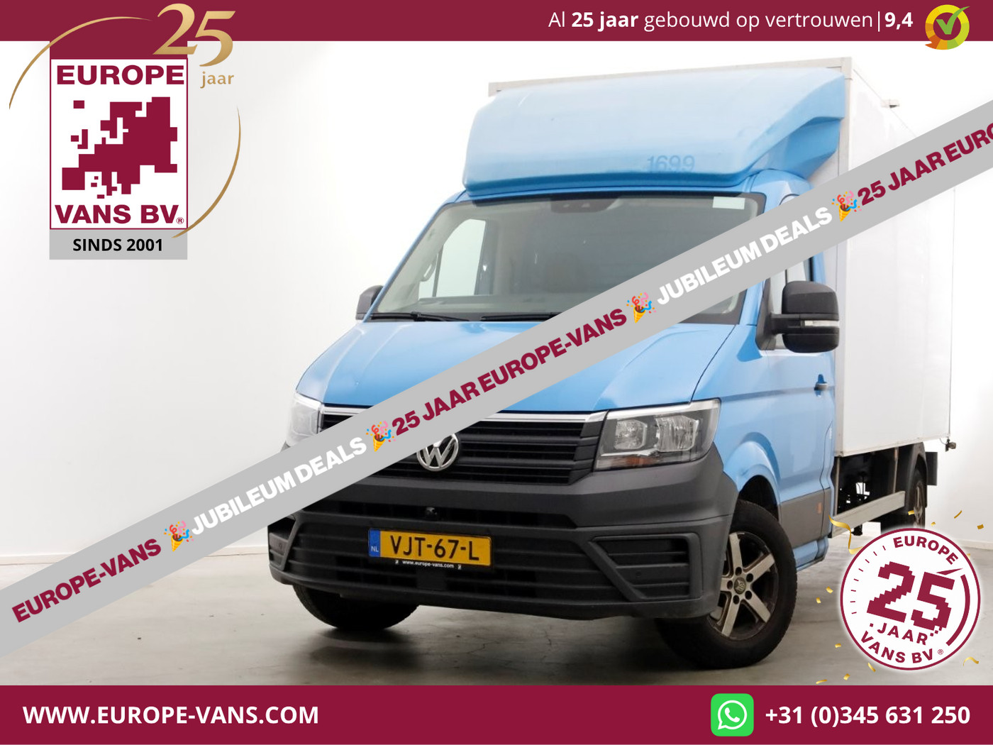 Volkswagen Crafter 35 2.0 TDI E6 Bakwagen met achterdeuren 2-Persoons 03-2021 2021 - voorkant