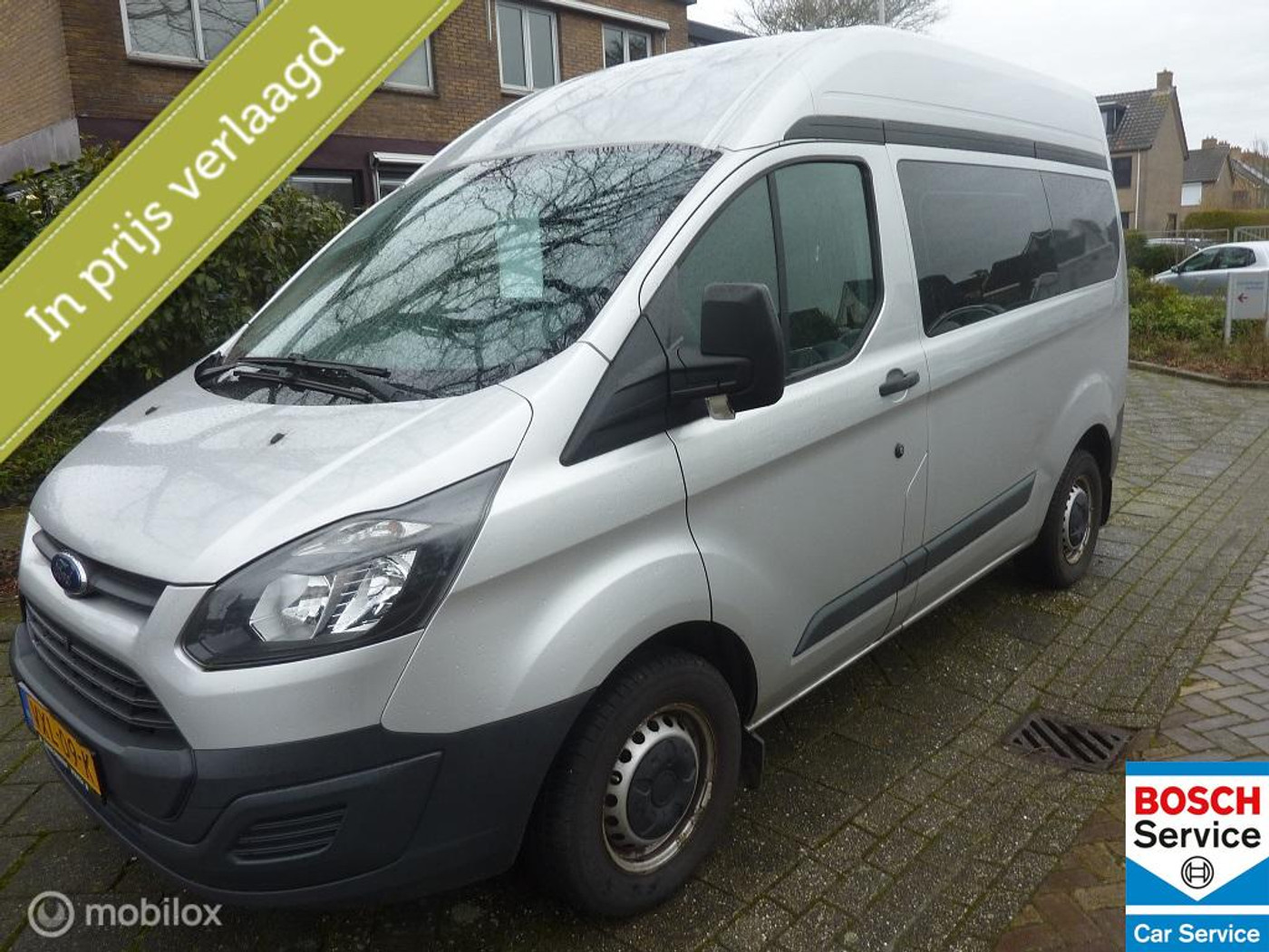 Ford Transit Custom 270 2.2 TDCI L1H1 Ambiente Rolstoelbus met opklapbed 2015 - voorkant