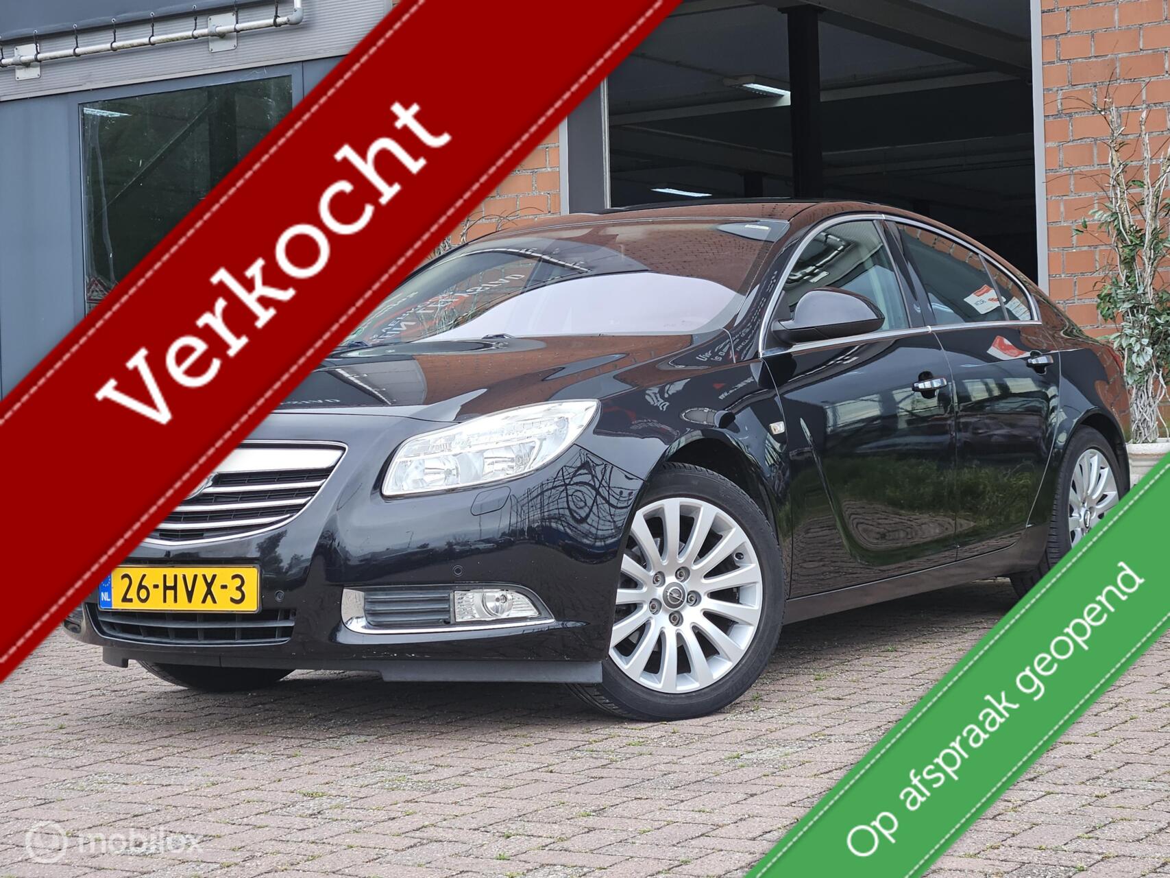 Opel Insignia 1.8 Executive Navi Halfl LEER AIRCO CRUISE CONTROLE 2009 - voorkant