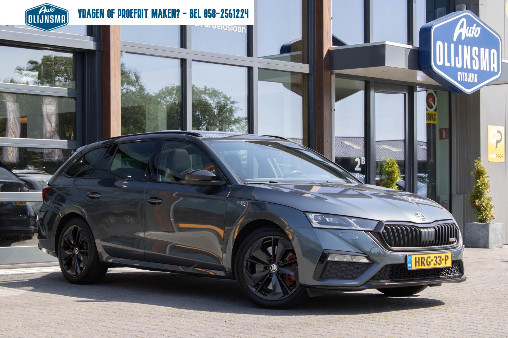 Skoda Octavia RS 2.0 TSI RS 245|Pano|DCC|Canton|Memory|Massage|Trekhaak|Camera 2021 - voorkant