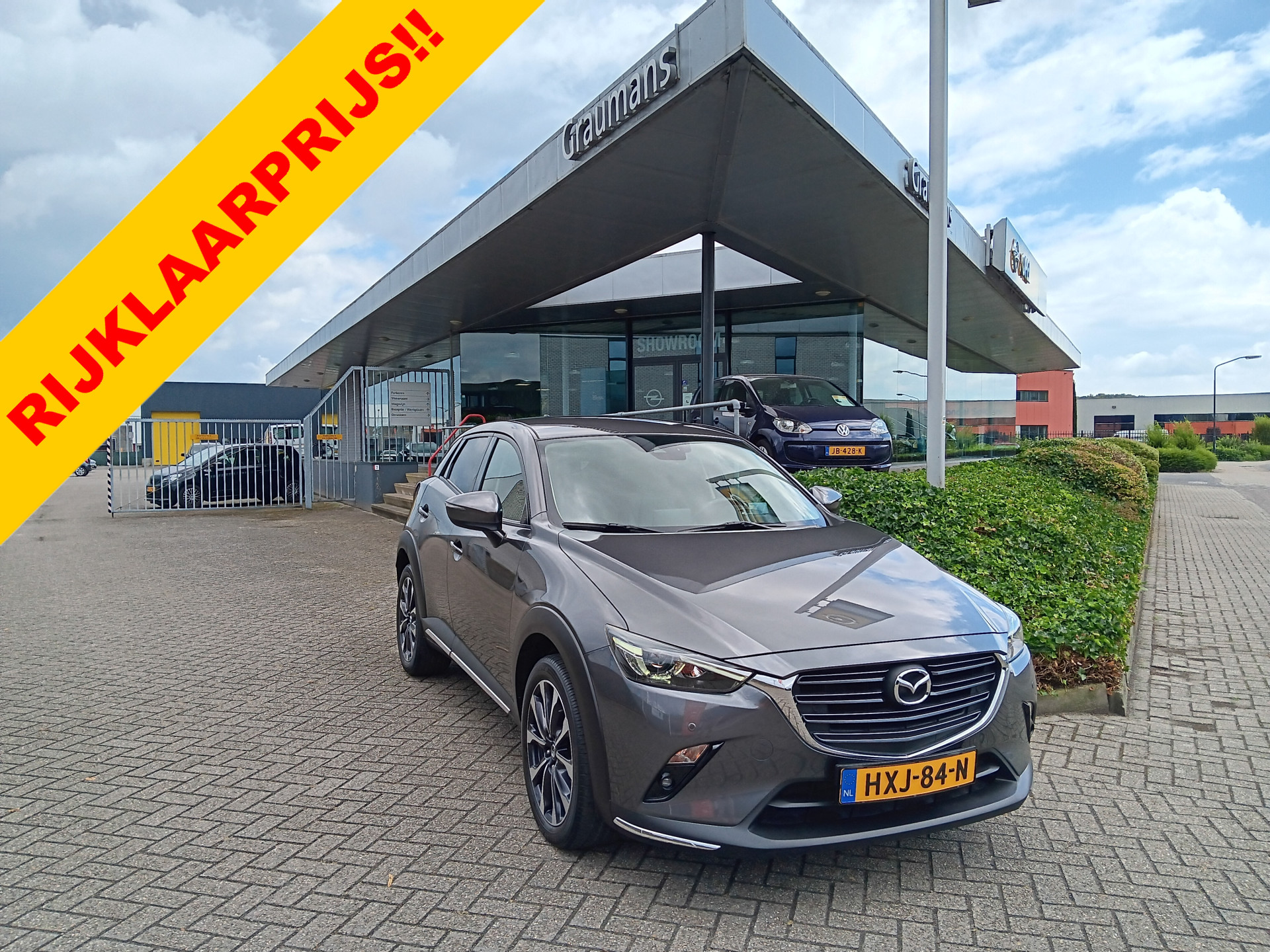 Mazda Mazda Cx-3 2.0 SkyActiv-G 120 GT-M Line AUTOMAAT, Navi, Clima, Head-up, 18" etc. incl. 12 MND BOVAGGARANTIE 2018 - voorkant