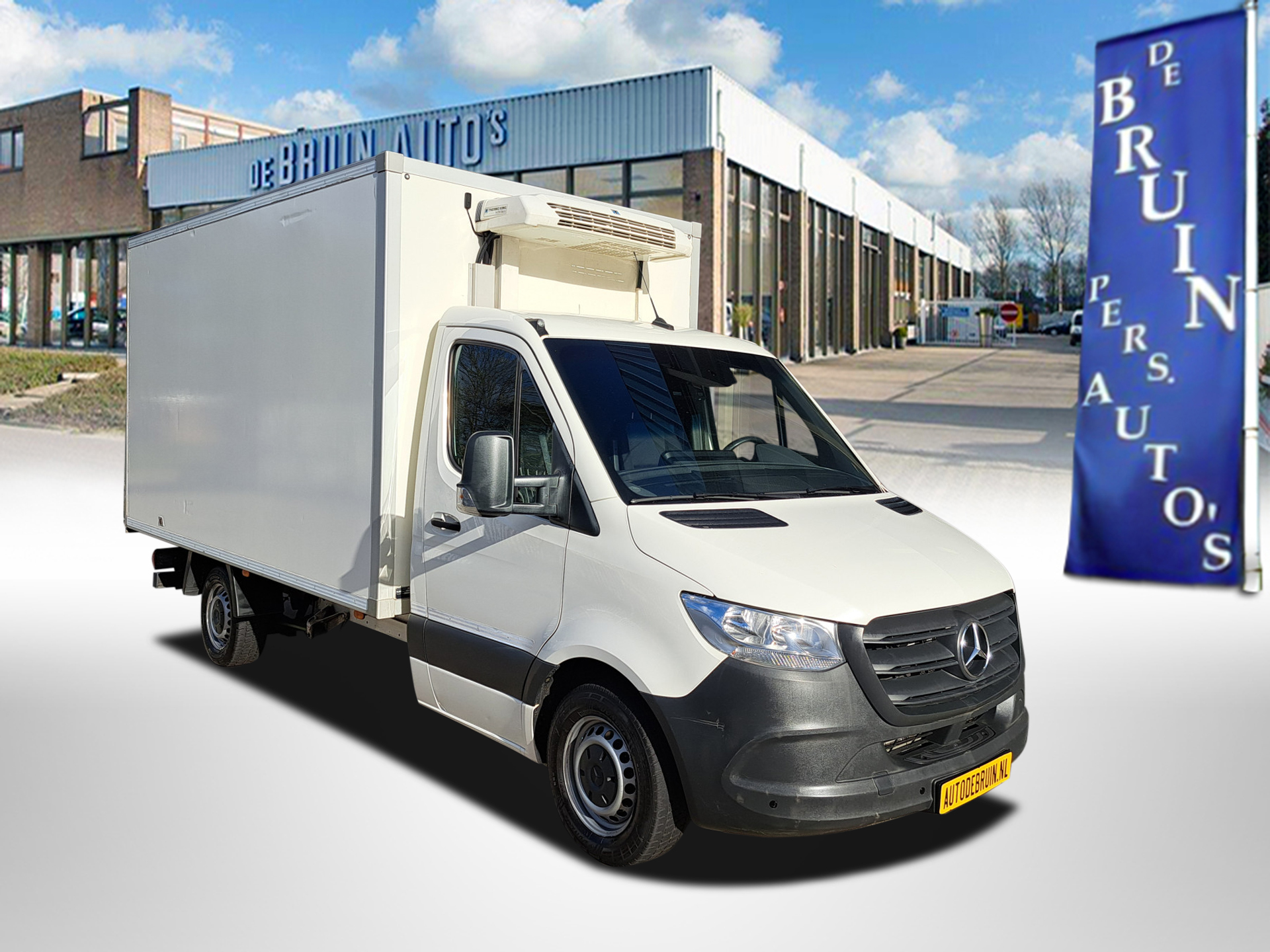 Mercedes-Benz Sprinter 314 CDI AUTM. EURO 6 KOELWAGEN / VRIESWAGEN THERMO KING 2021 - voorkant