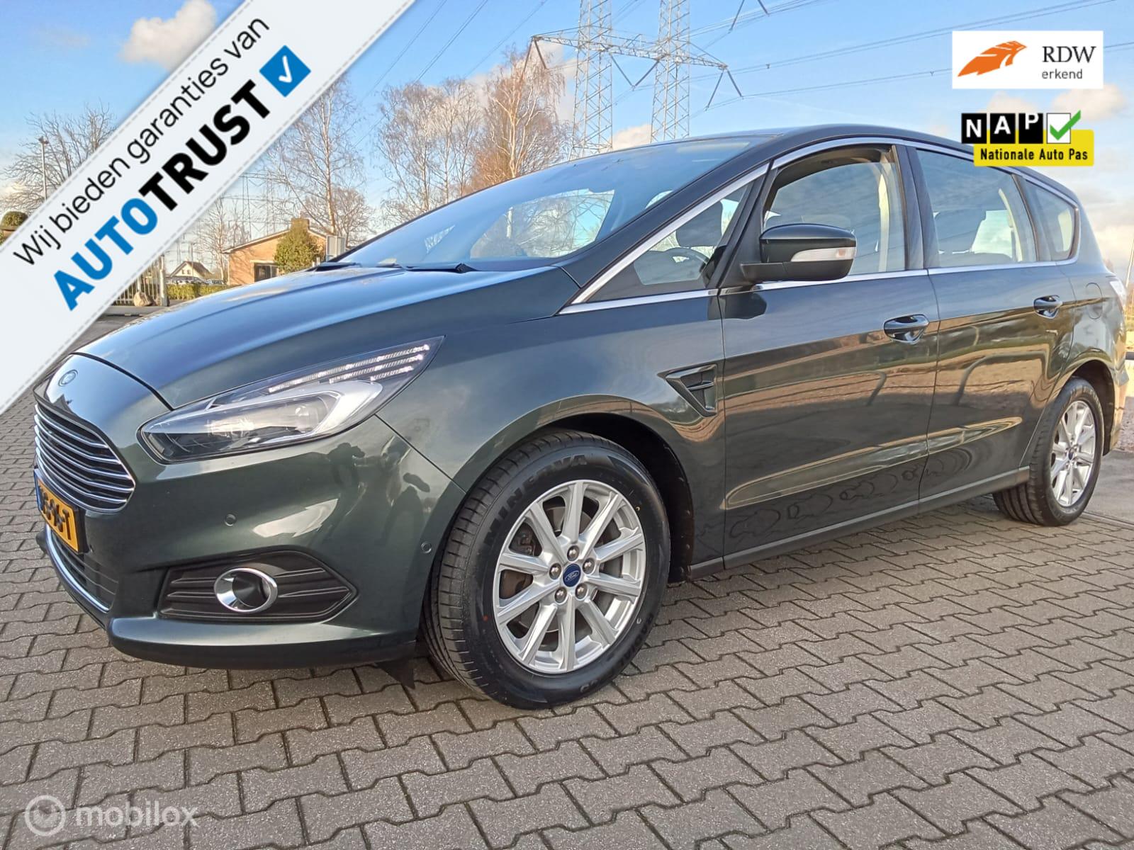 Ford S-max 2.0 Automaat/Clima/Navi/Leder/Trekhaak 2017 - voorkant