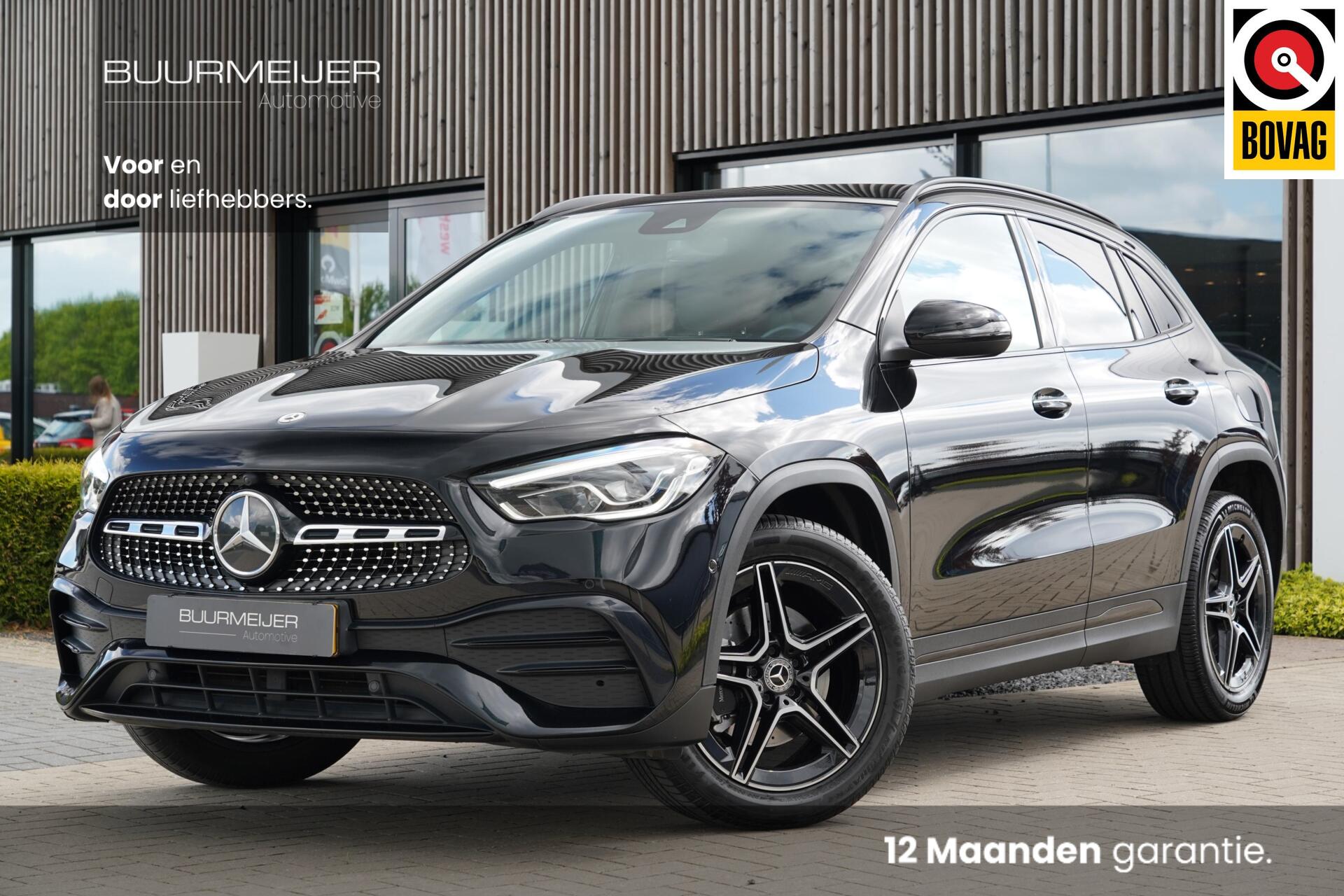 Mercedes-Benz Gla 250 E 250 e AMG Line | Sfeerverlichting | Leder | Keyless | Apple CarPlay | Night Pakket | Cruise Control | Stoelverwarming | Zwarte hemel | LED | Dealer onderhouden | 2023 - voorkant