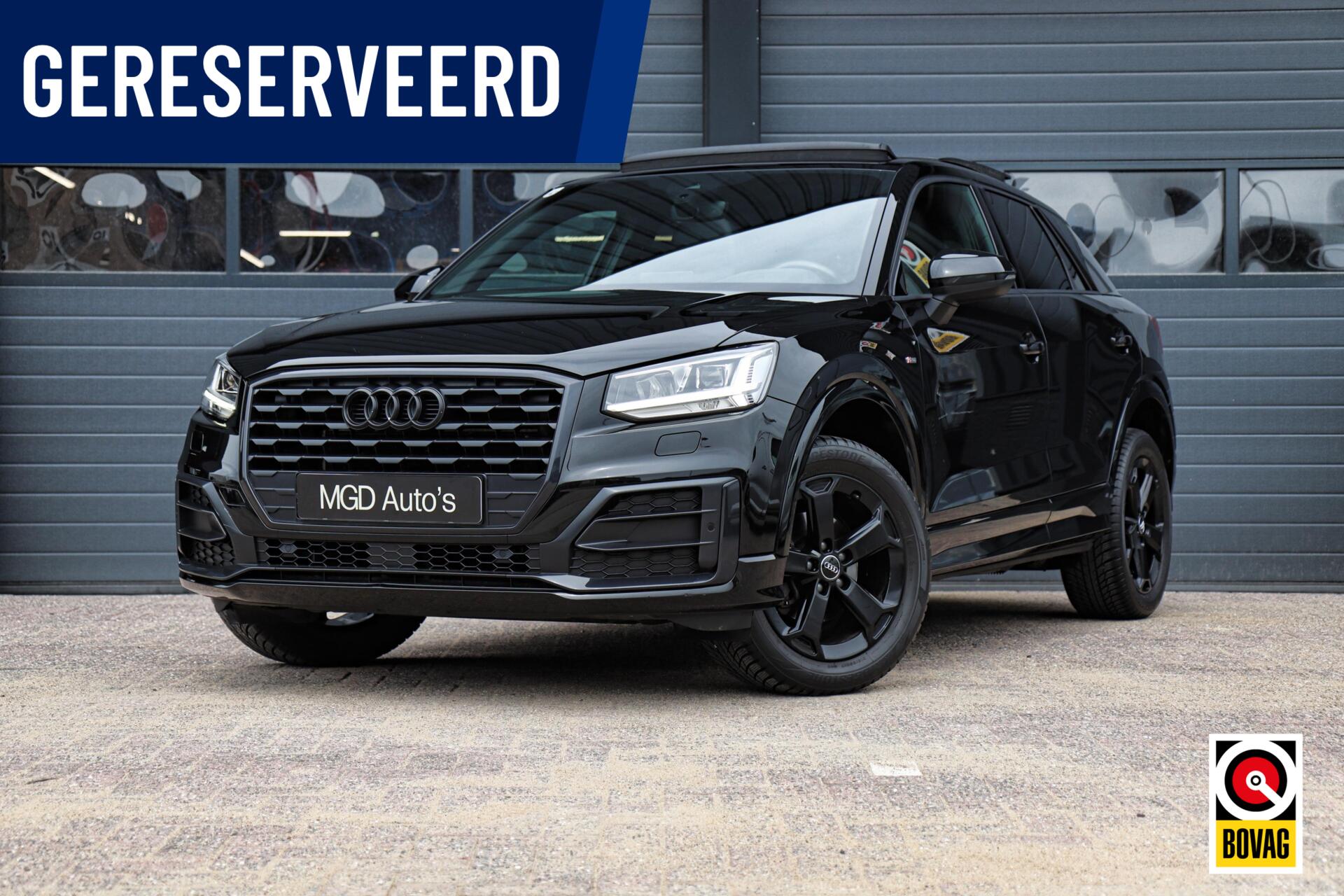 Audi Q2 35 TFSI Sport S-Line |LED|PANODAK|KEYLESS|STOELVERW.|LEDER|ELEK. KLEP|ACC 2019 - voorkant