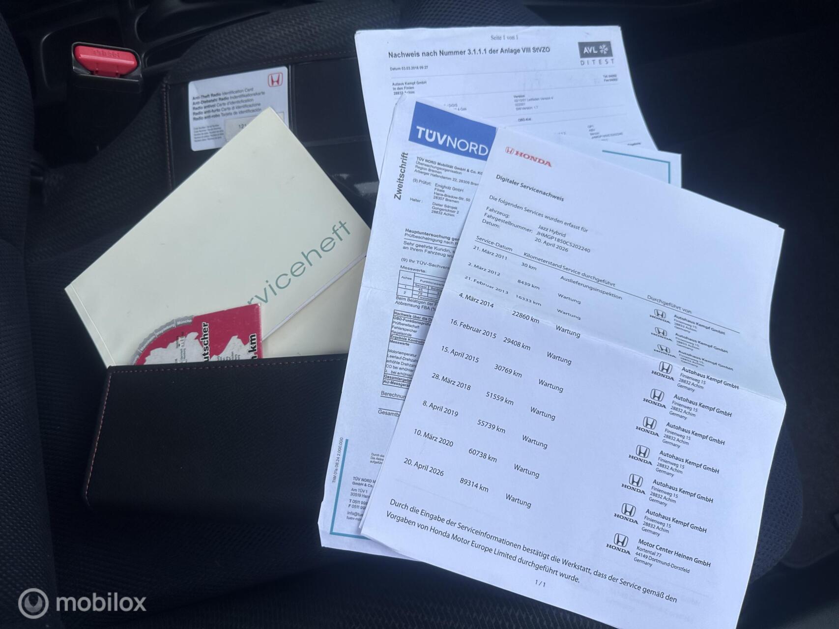 Foto van Honda Jazz