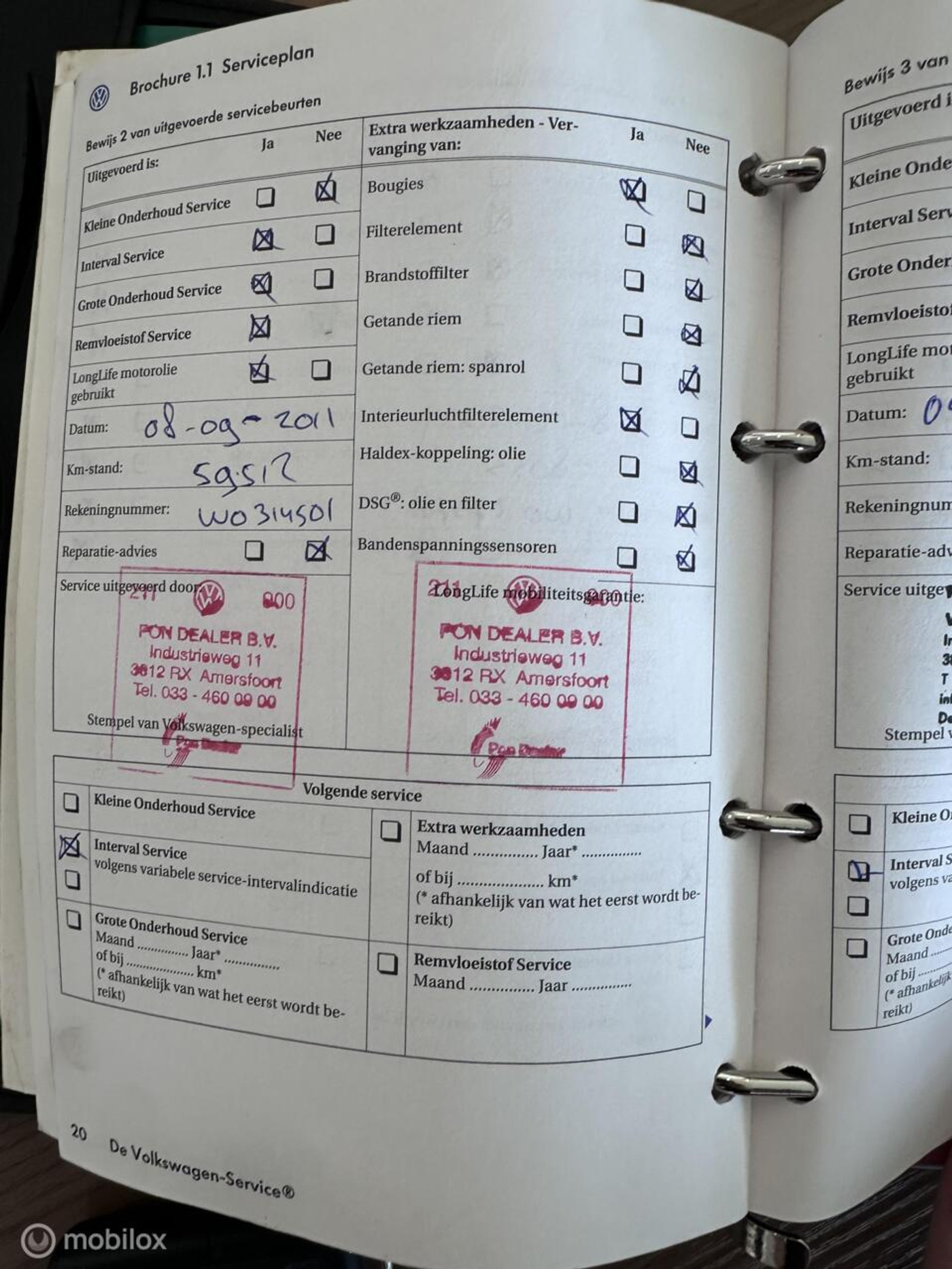 Foto van Volkswagen Eos