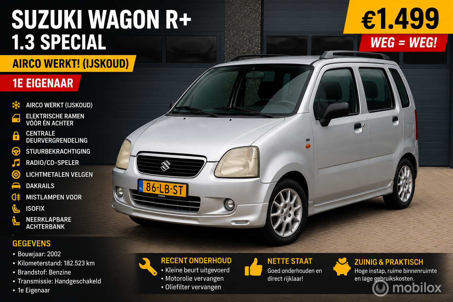 Suzuki Wagon R 1.3 Special 2002 - voorkant