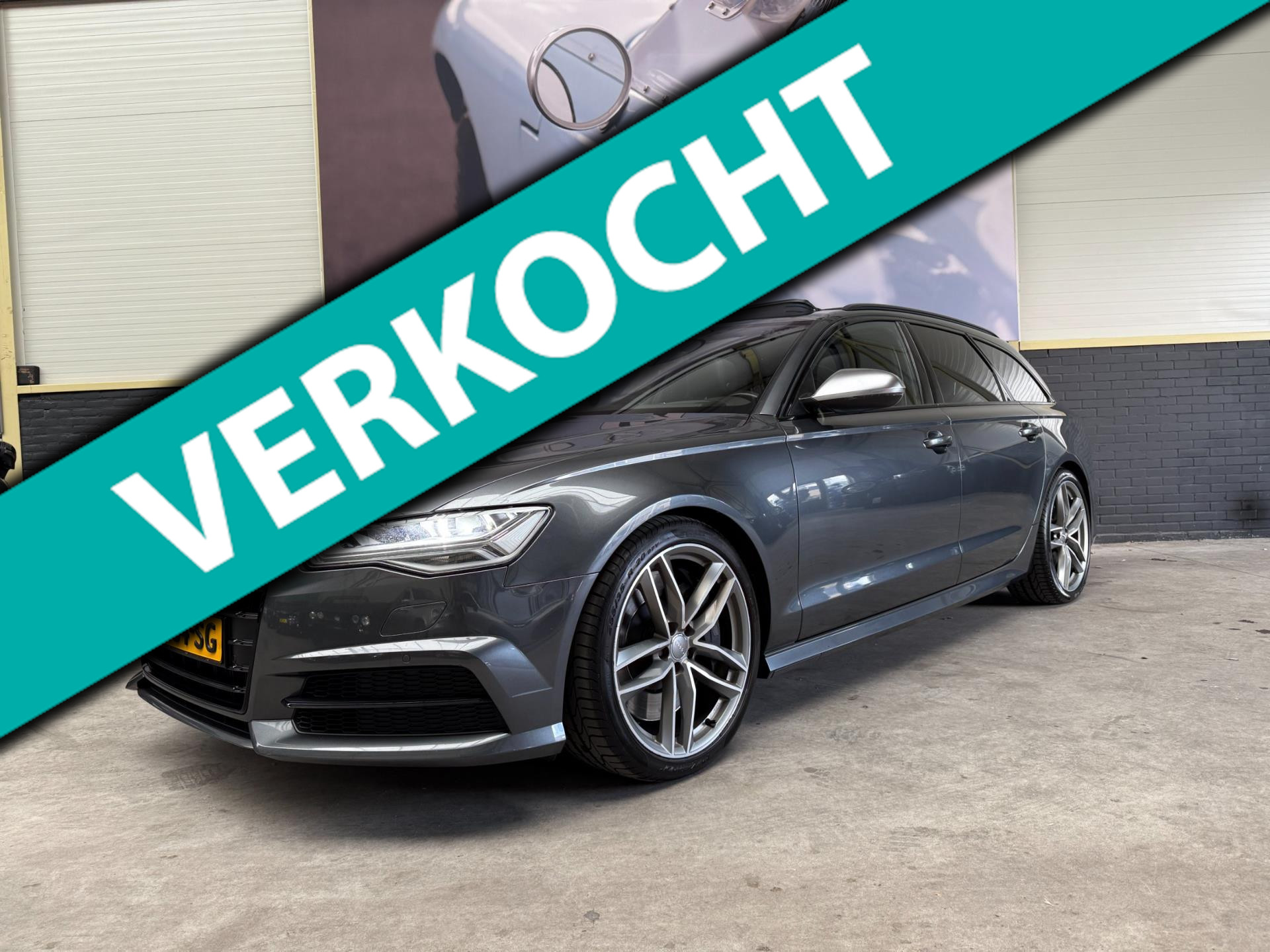 Audi S6 Avant 4.0 TFSI|PANO|HUD|20 INCH|EXTRA  WINTERBANDEN| 2017 - voorkant
