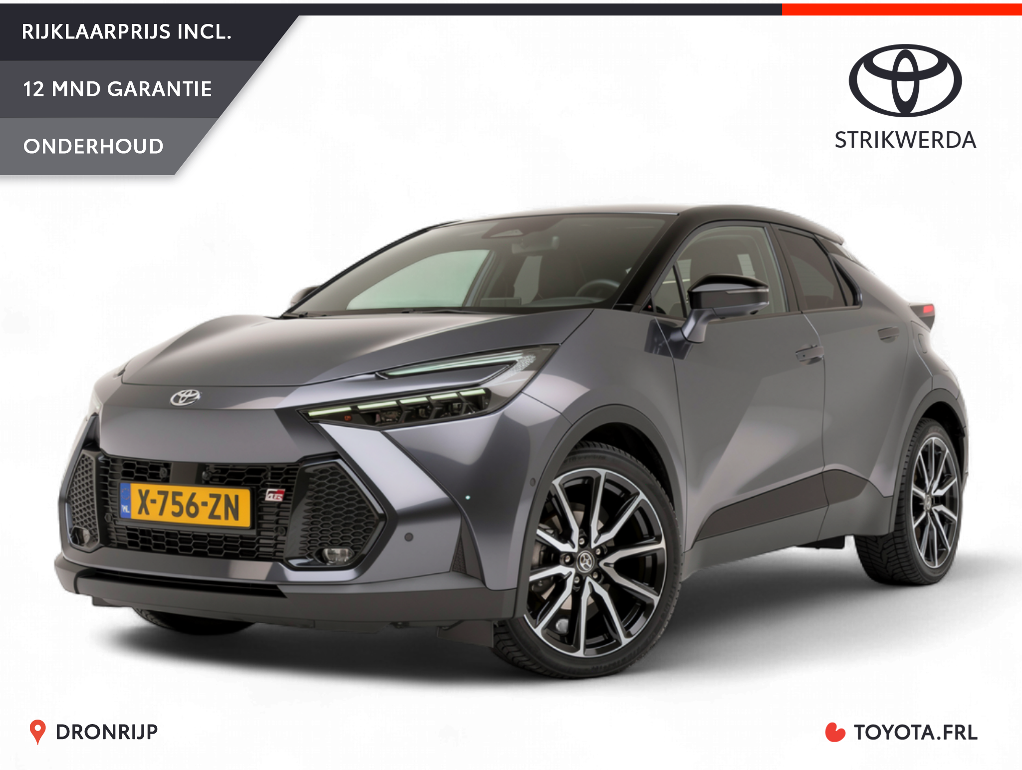 Toyota Toyota C-hr 2.0 Hybrid 200 GR SPORT Première Edition 2024 - voorkant