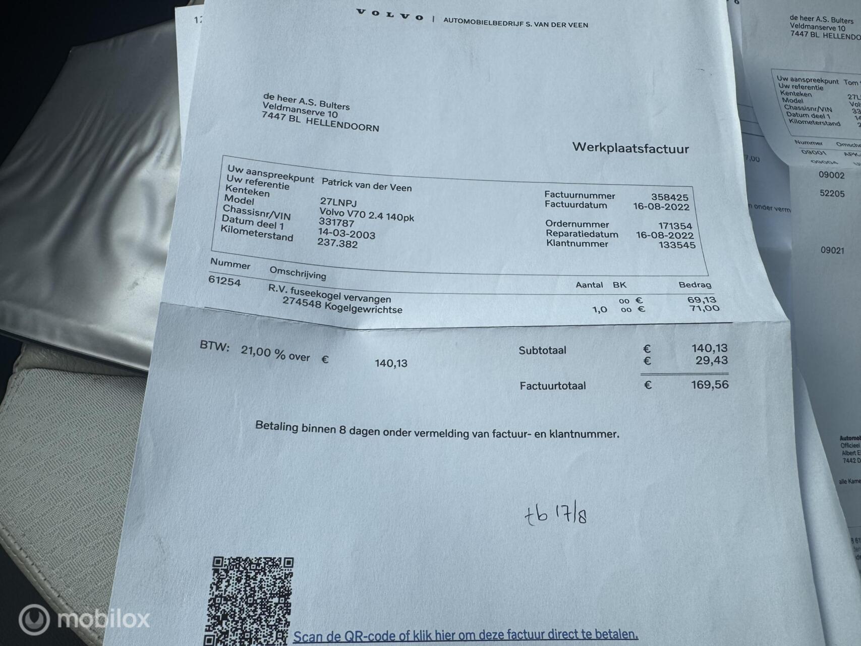 Foto van Volvo V70