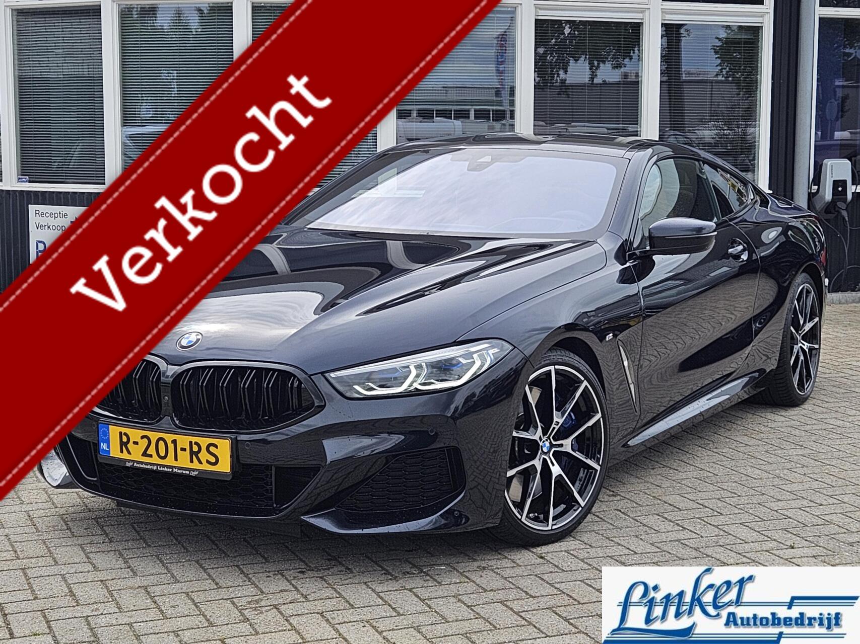 BMW 8-serie 840i High Executive M-SPORT DAK CARBON H/K 2019 - voorkant