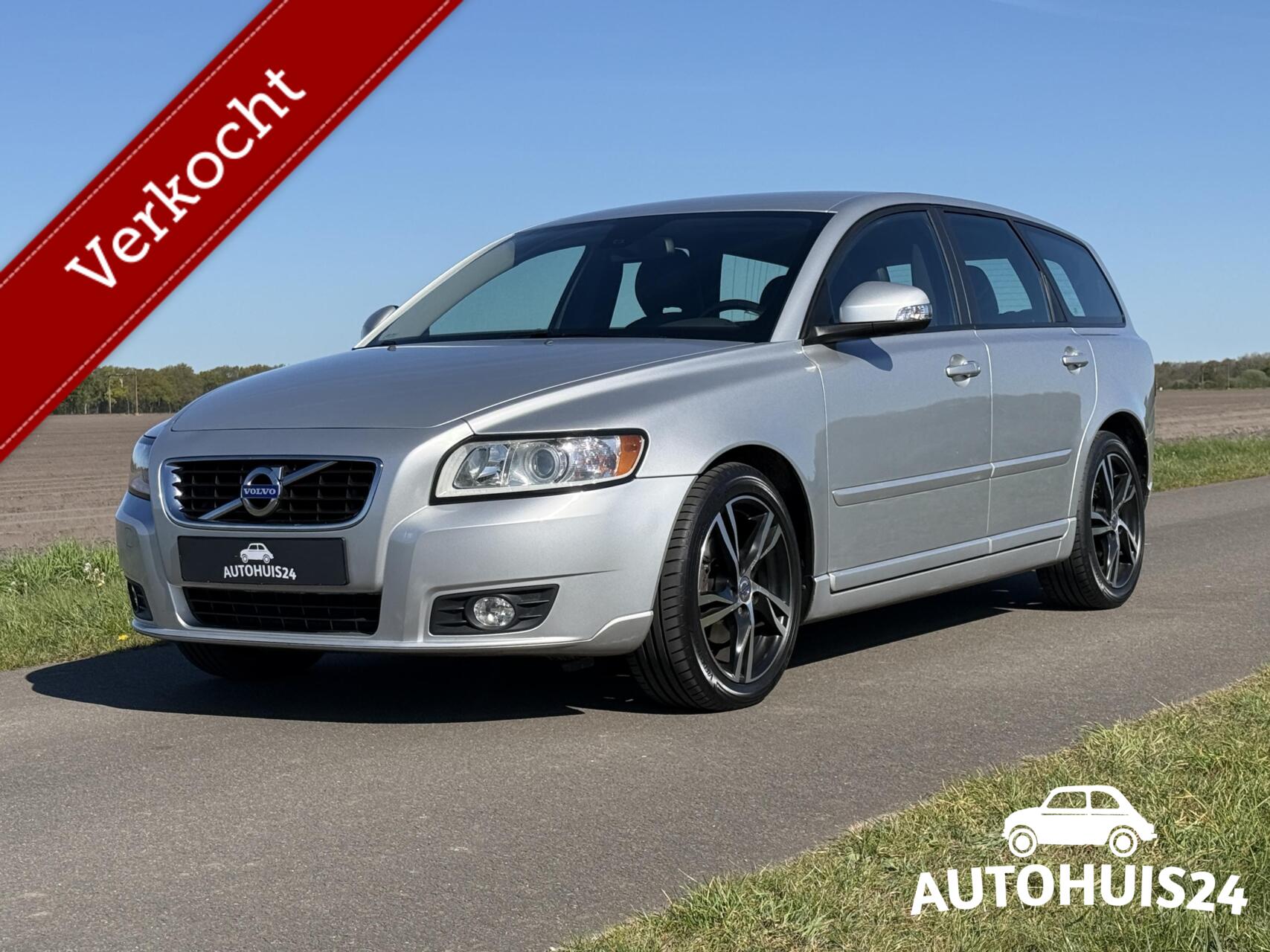 Volvo V50 2.0 Business Pro Edition |Leder|Trekhaak|Cruise|Youngtimer 2011 - voorkant