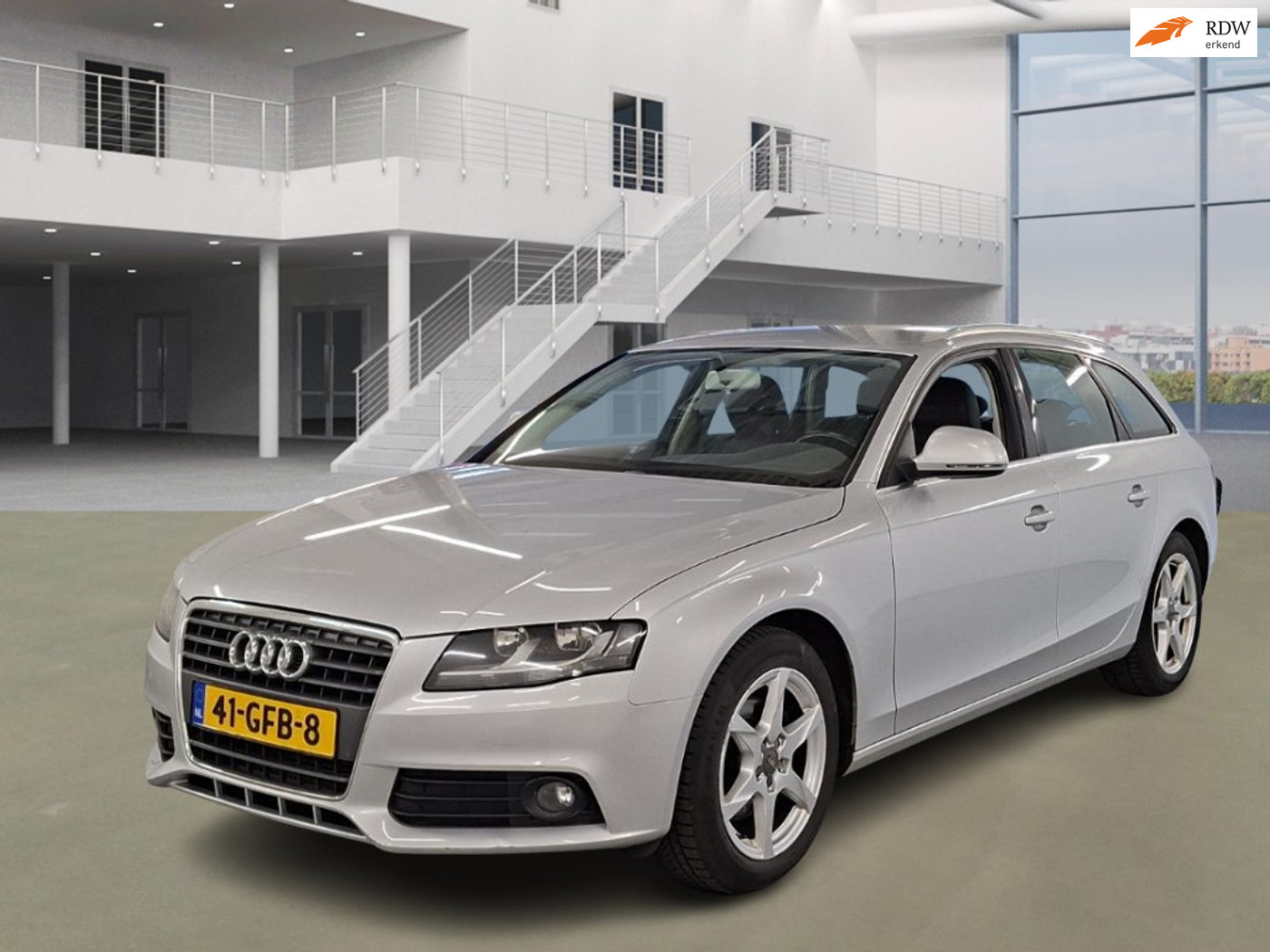 Audi Audi A4 1.8 TFSI Pro Line Business NAVI LEDER CRUISE 2 X SLEUTELS 2008 - voorkant