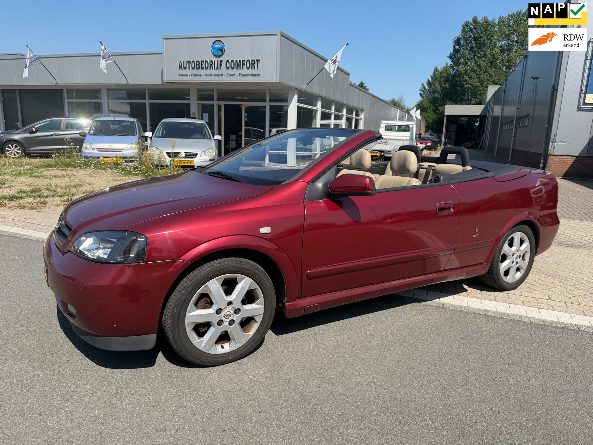 Opel Astra-g-cabrio 1.8-16V 2002 - voorkant