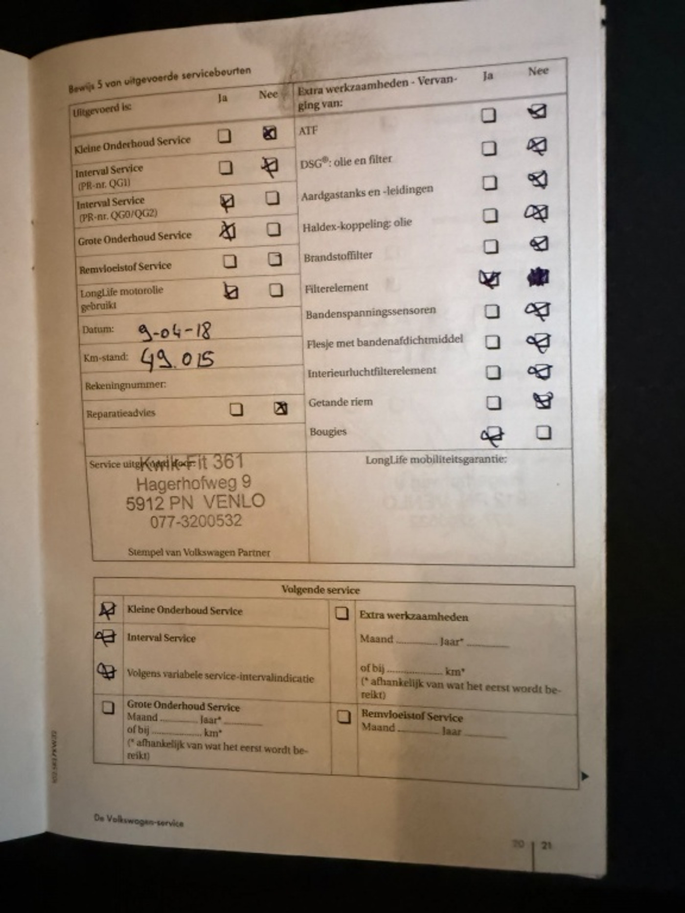 Foto van Volkswagen Golf Plus