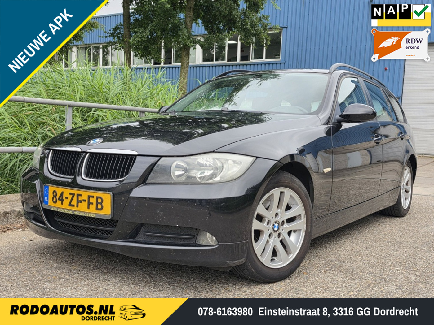 BMW 3er Reihe 320i Business Line Navi/Airco/Cruise ✅ 2008 - voorkant