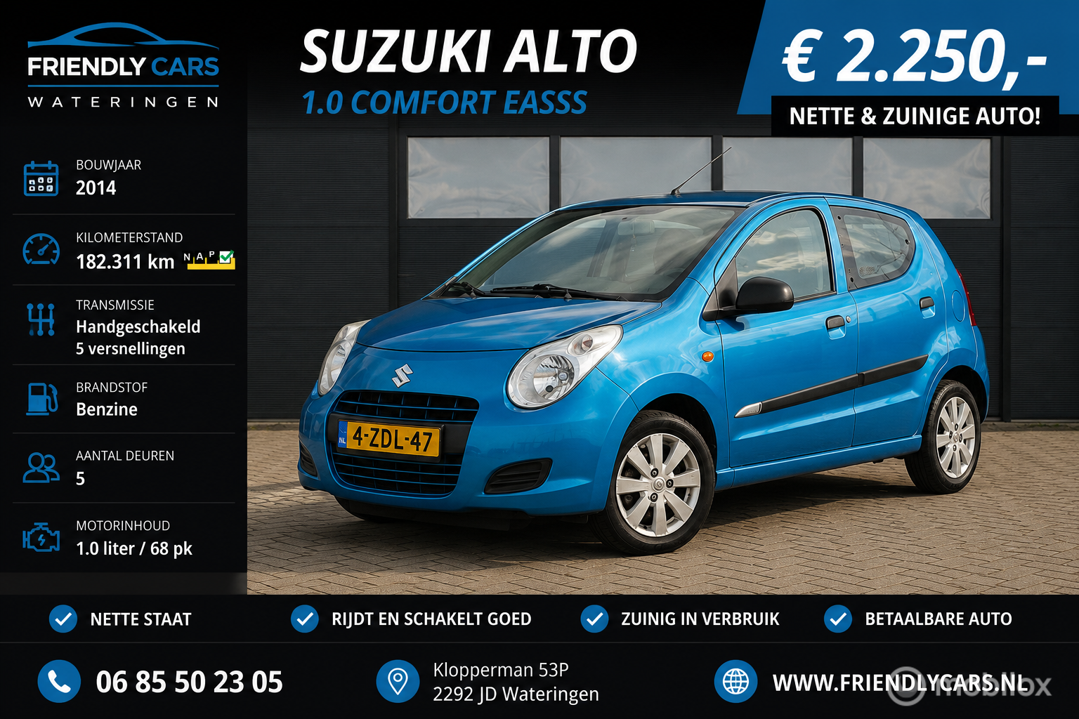 Suzuki Alto 1.0 Comfort EASSS 2014 - voorkant