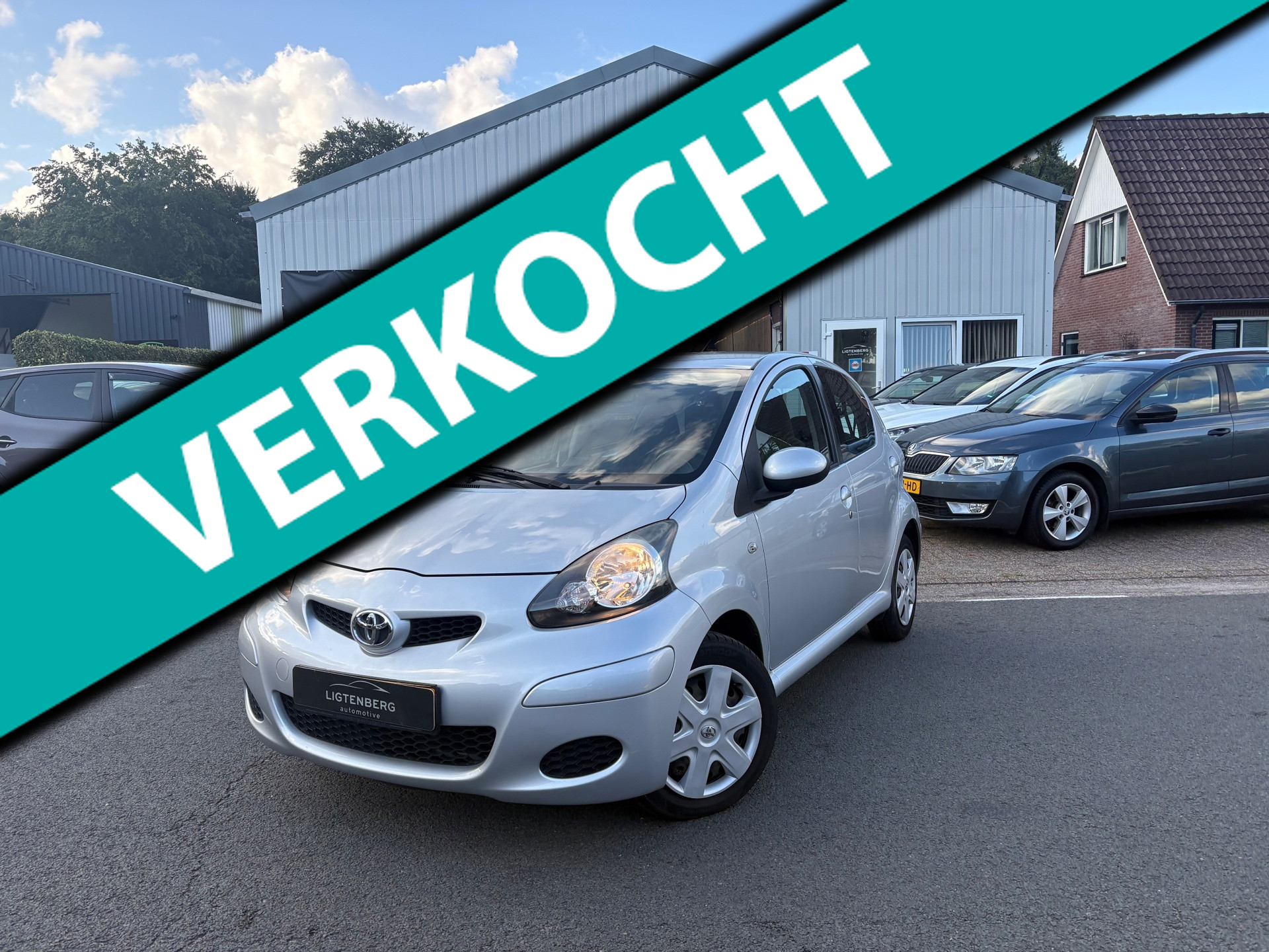 Toyota Toyota Aygo 1.0-12V Comfort AIRCO/CARPLAY/BLEUTOOTH/ONDERHOUD 2010 - voorkant