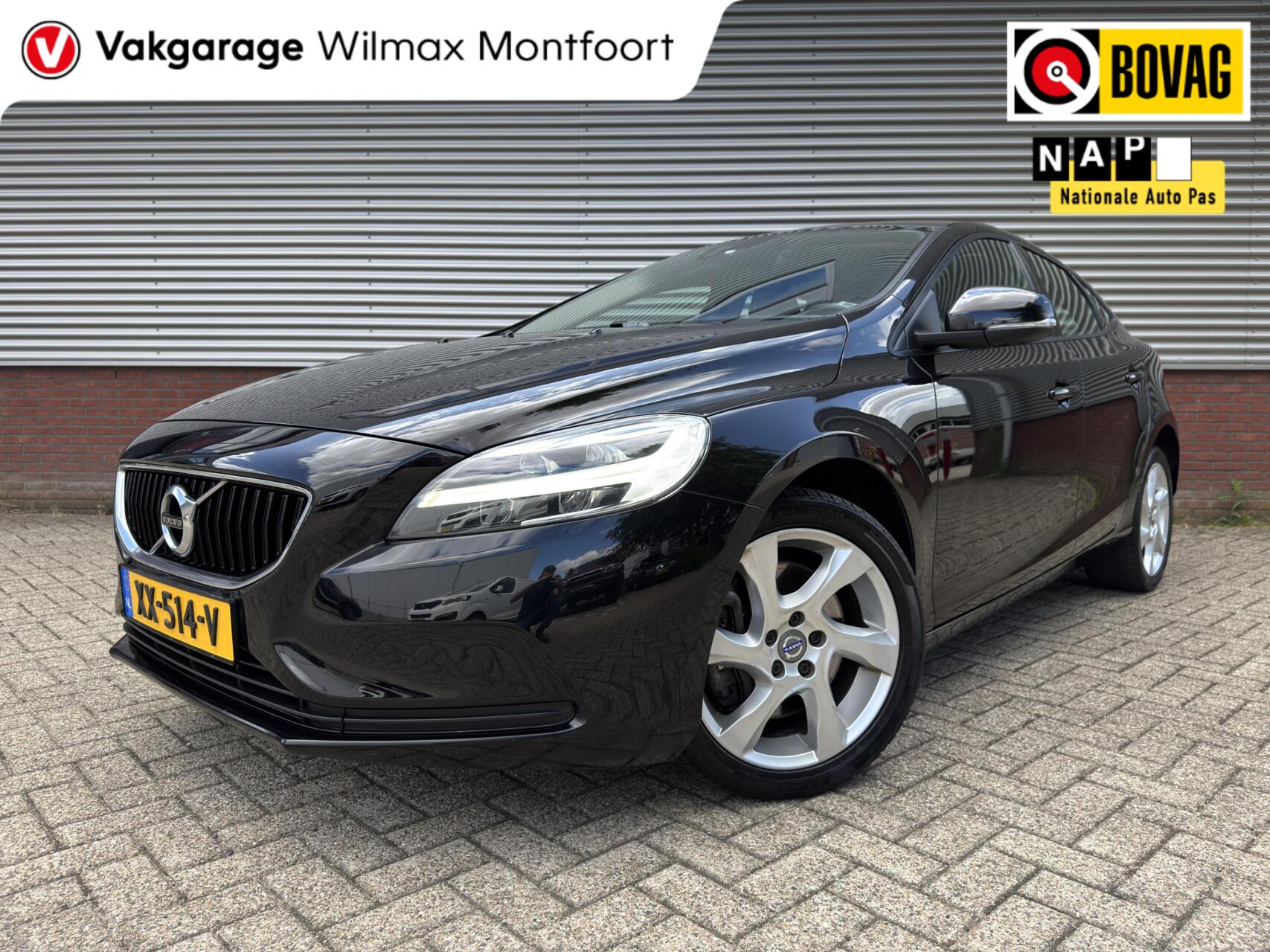 Volvo V40 1.5 T2 Polar+|LED|Stoelverwarming|Trekhaak|Navi|Automaat| 2019 - voorkant