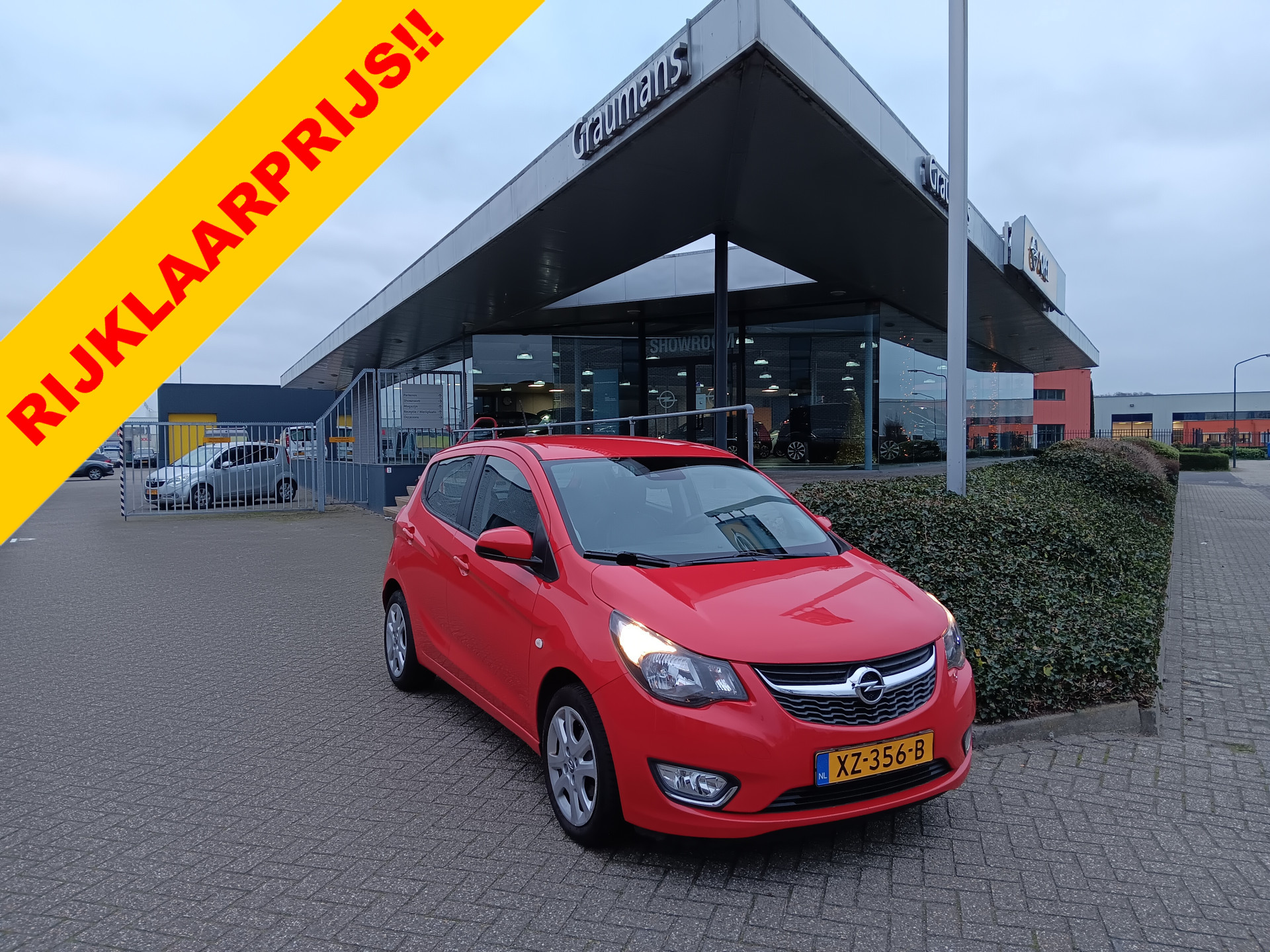 Opel Karl 1.0 75PK Innovation+ EASYTRONIC, Airco, PDC, Bleutooth etc. etc. incl. 12 MND BOVAGGARANTIE 2016 - voorkant