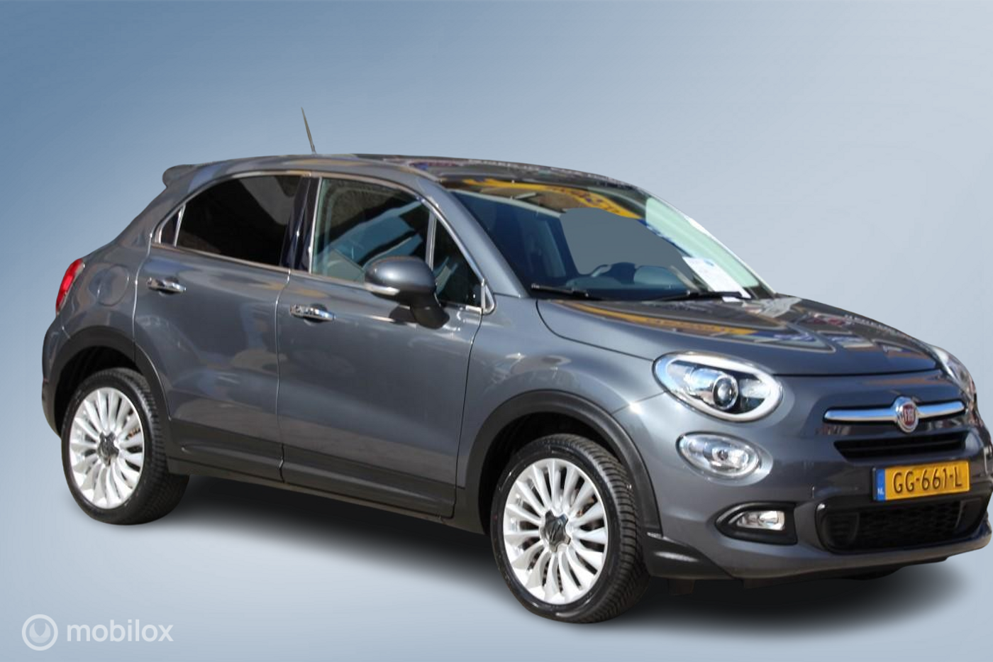 Fiat Fiat 500x 1.4 Turbo MultiAir Lounge, Trekhaak , 4 seizoenenbanden 2015 - voorkant