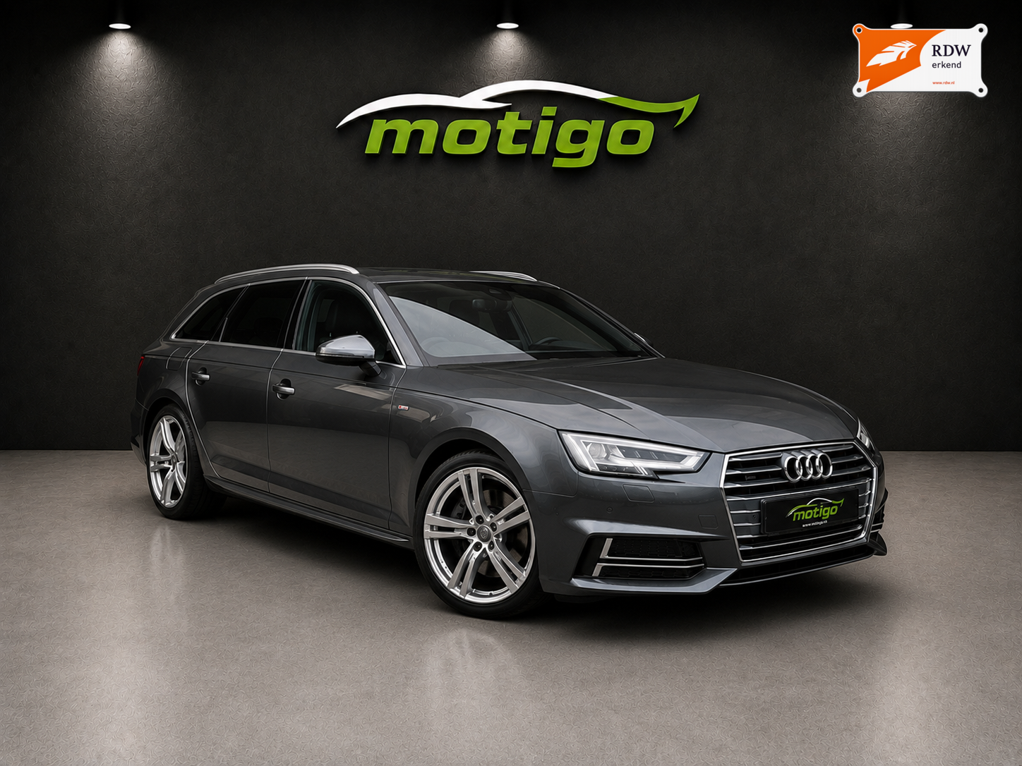 Audi A4 Avant 1.4 TFSI Sport S line black edition 2018 - voorkant