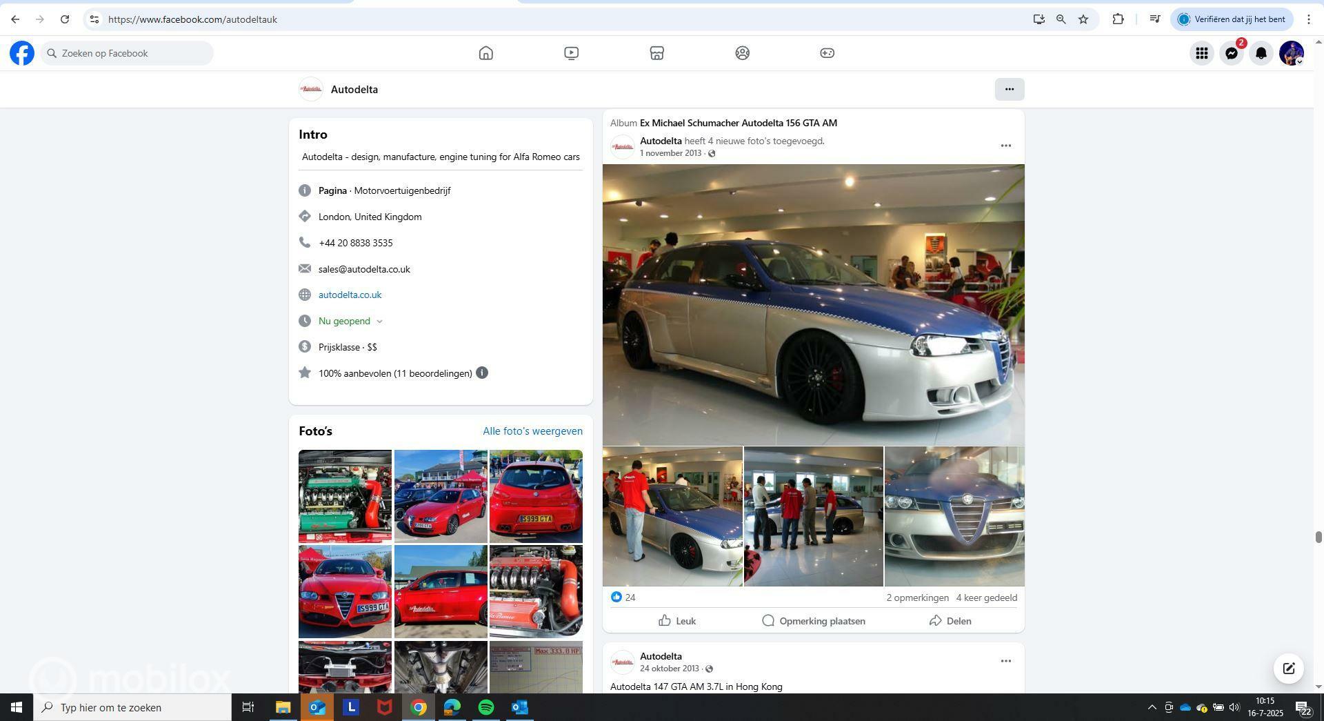 Foto van Alfa Romeo 156 Sportwagon