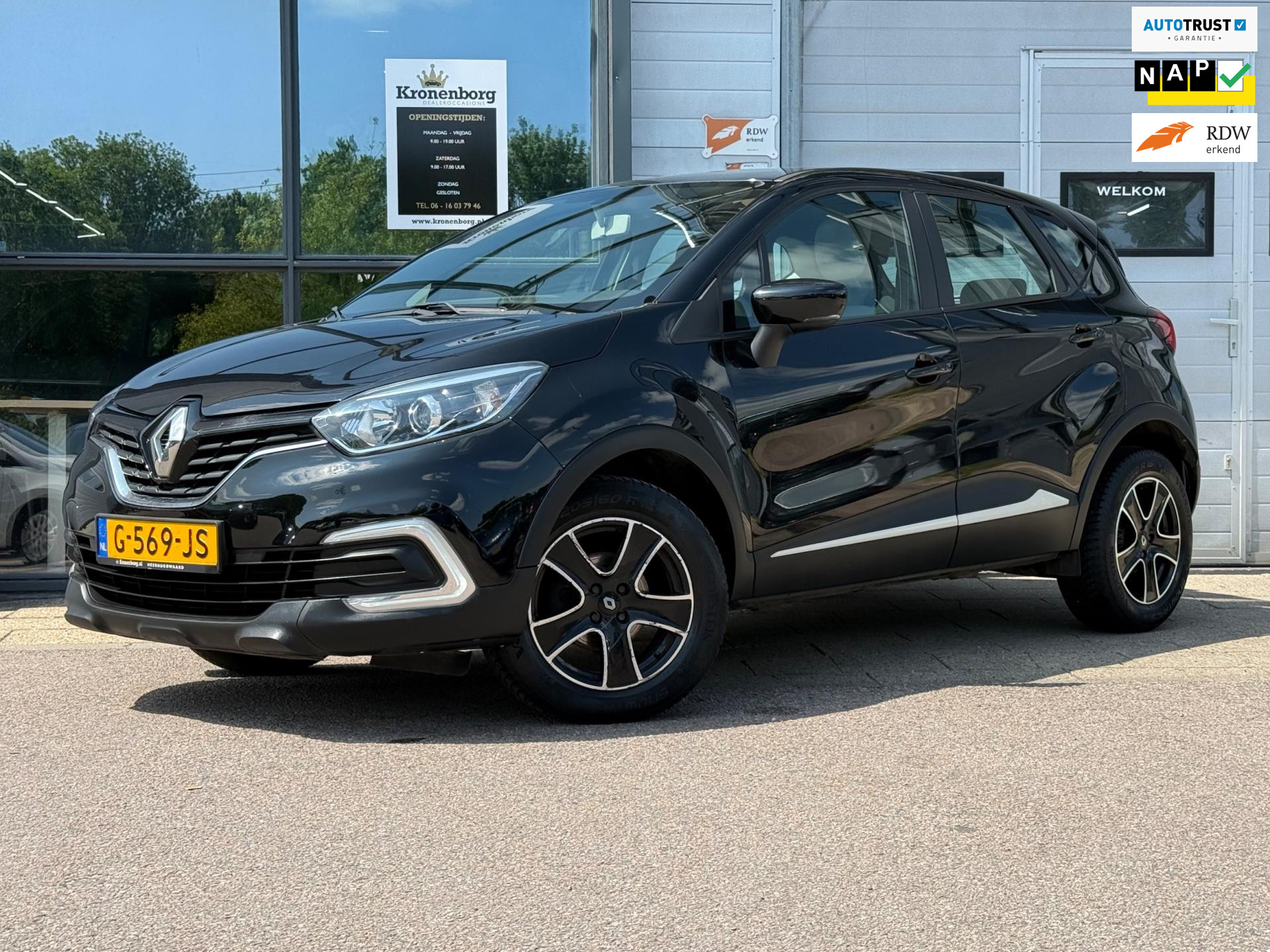 Renault Captur 0.9 TCe Limited, NAVI, NAP, AIRCO 2018 - voorkant