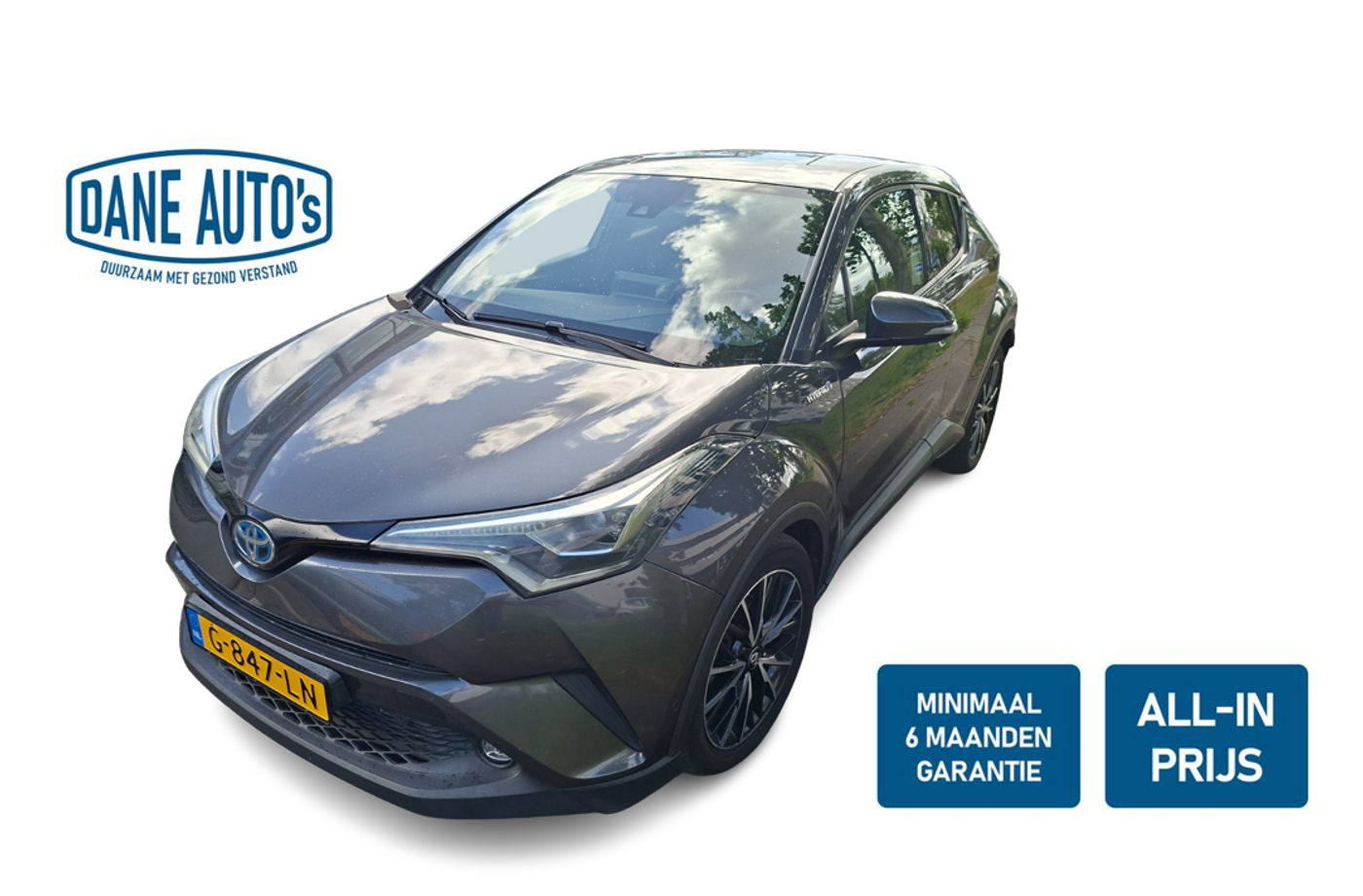 Toyota Toyota C-hr 1.8 Hybrid EXECUTIVE | STOELVERWARMING | PARK. SENSOREN - RIJKLAARPRIJS 2017 - voorkant