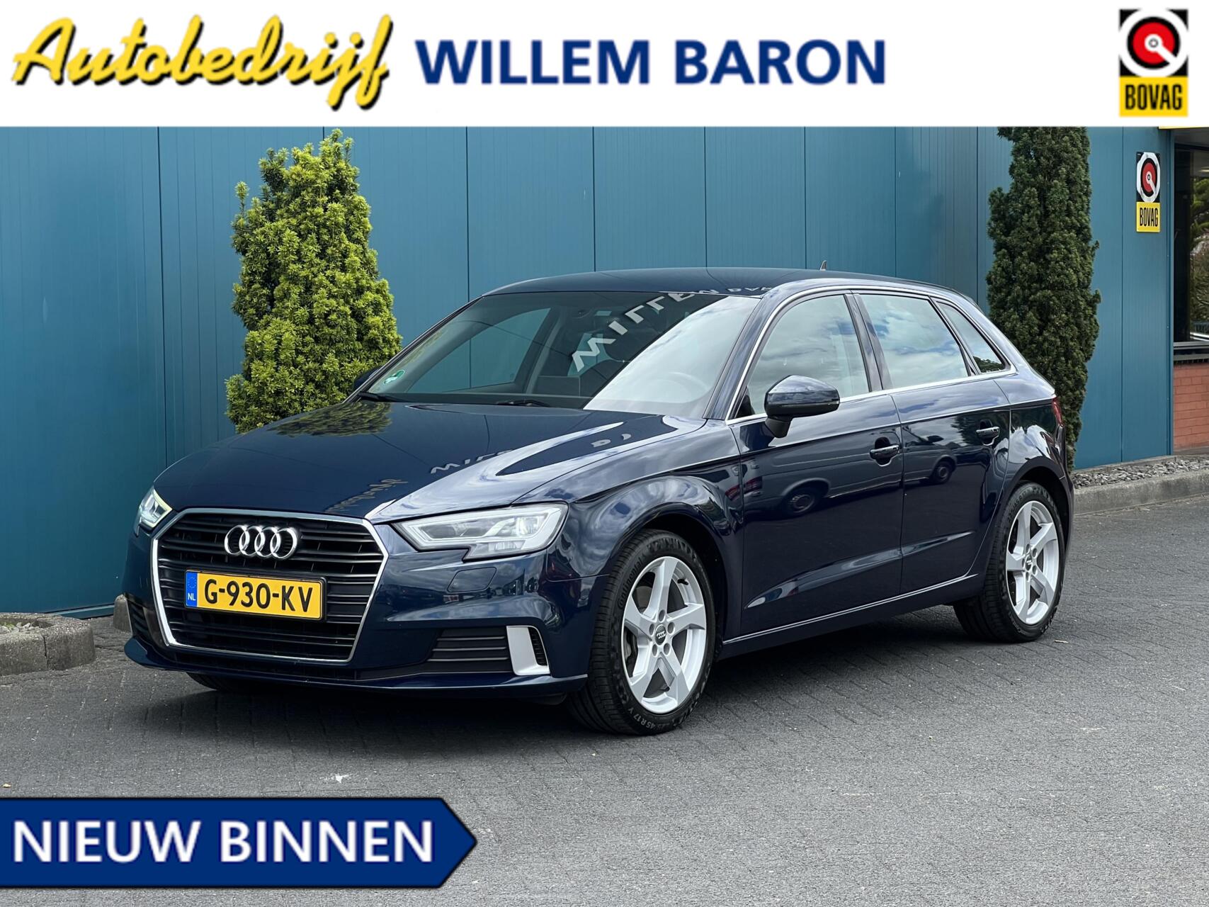 Audi A3 Sportback 30 TFSI Sport Lease Edition Nieuwstaat!! NAV | CRUISE | LED | ECC | PDC | LMV'"17 2019 - voorkant