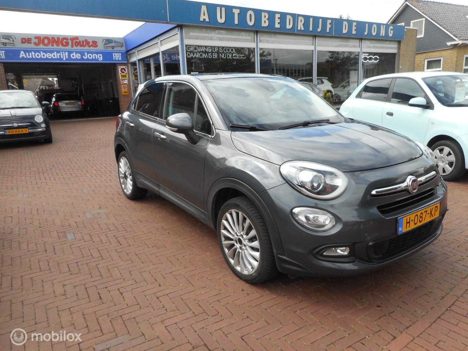Fiat Fiat 500x 1.4 Turbo MultiAir Lounge AUTOMAAT+PANORAMADAK 2017 - voorkant
