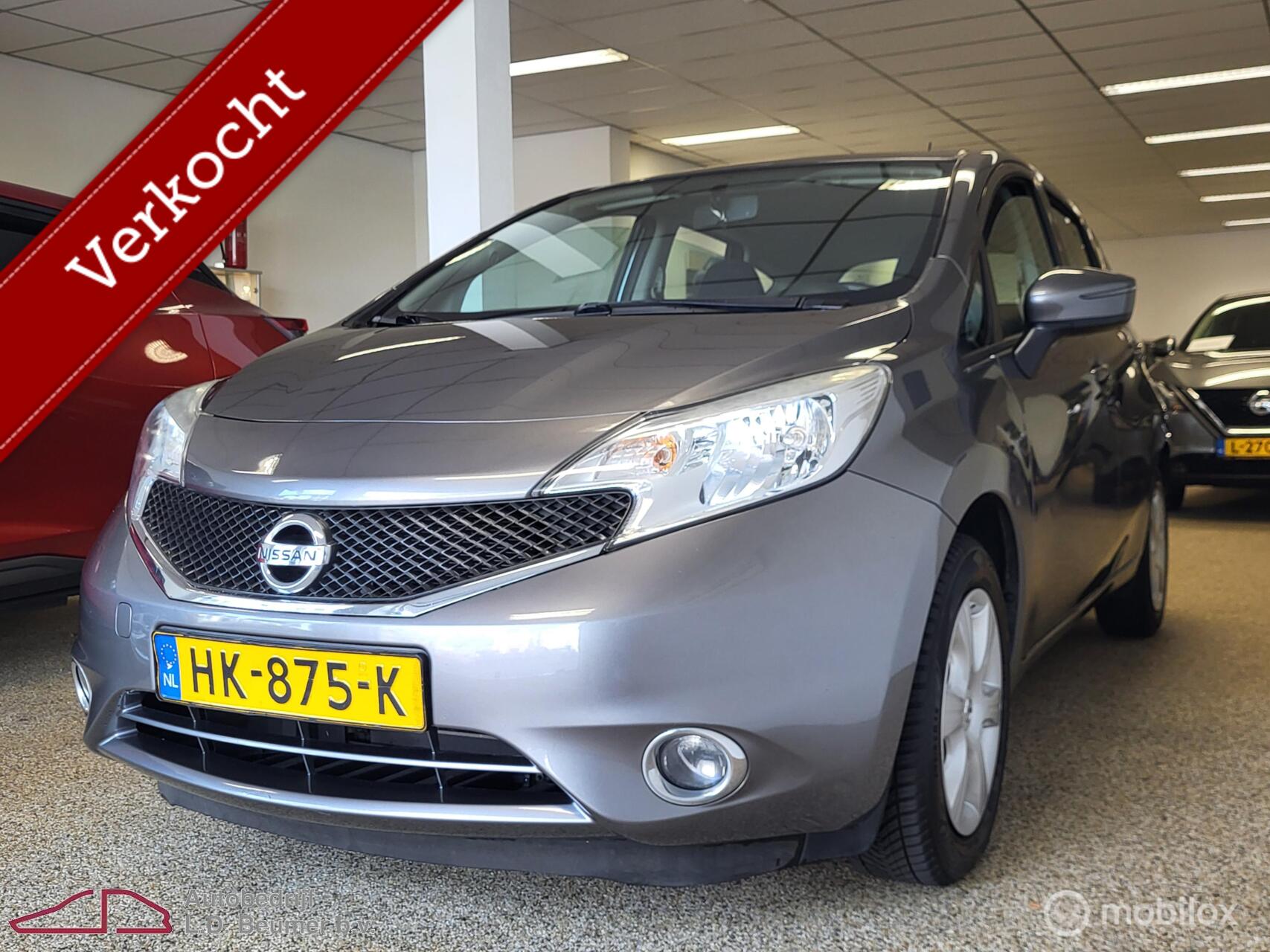 Nissan Note 1.2 Acenta *NL, CRUISE, RIJKLAARPRIJS!* 2015 - voorkant