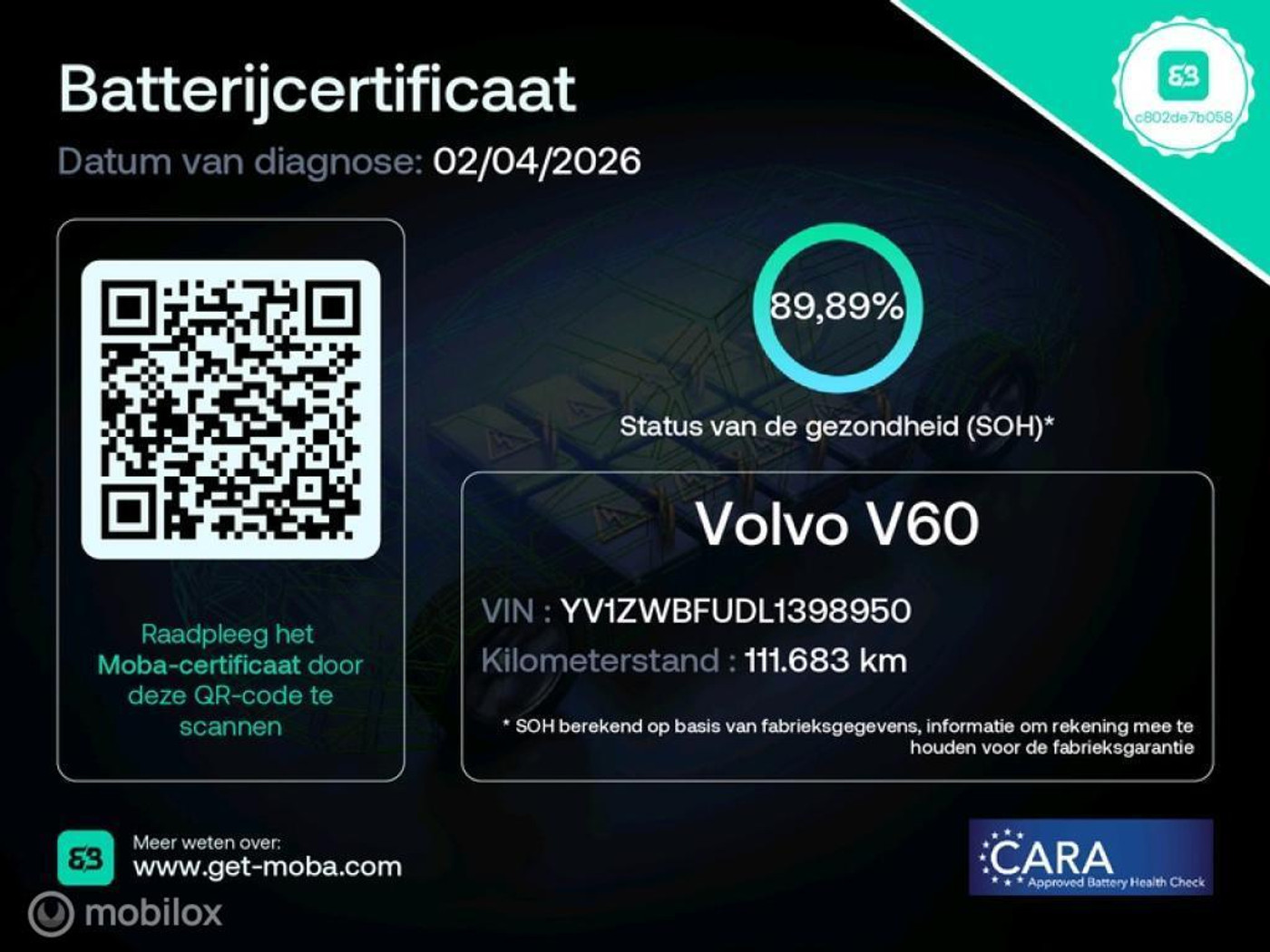 Foto van Volvo V60
