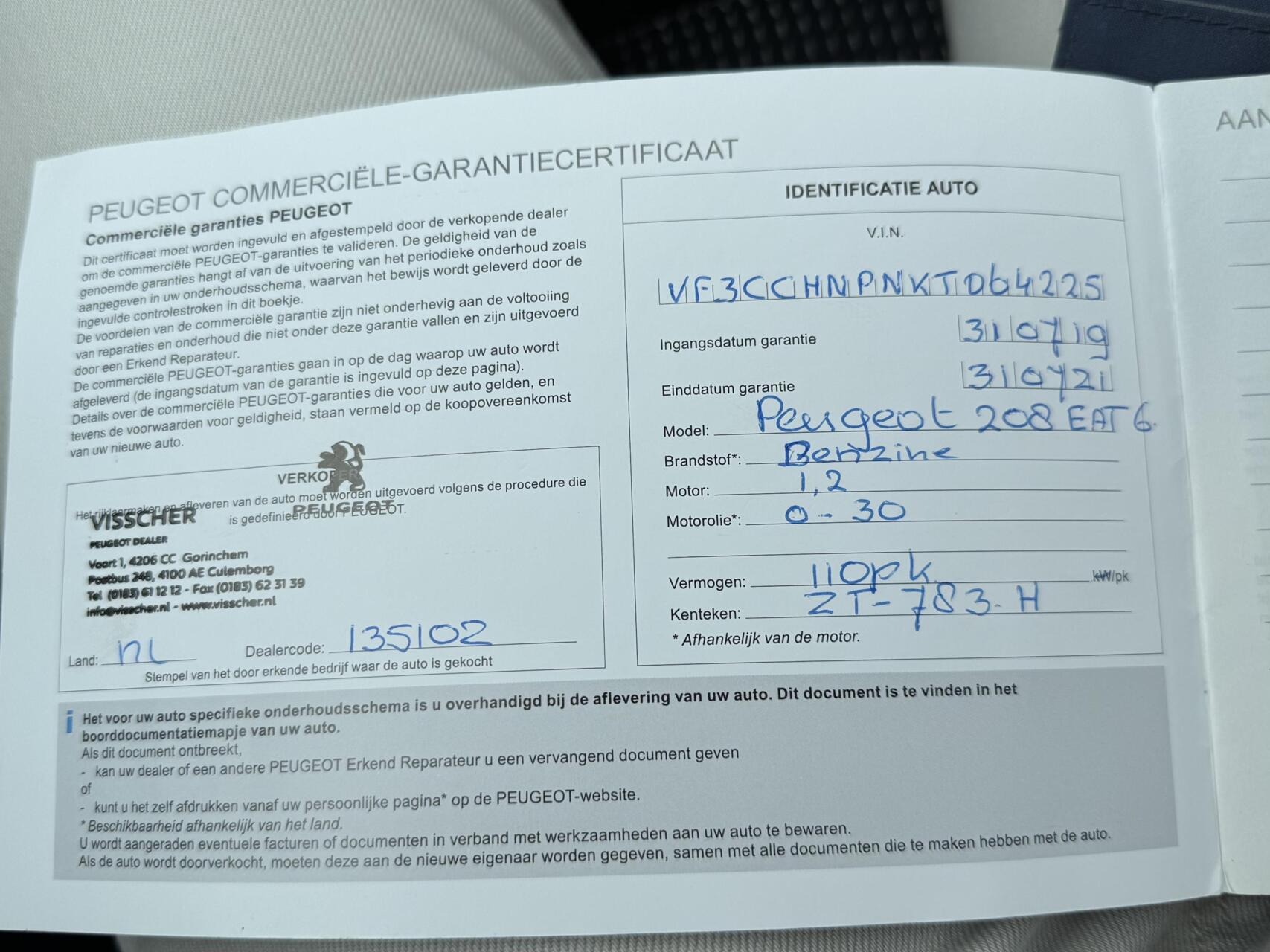 Foto van Peugeot 208