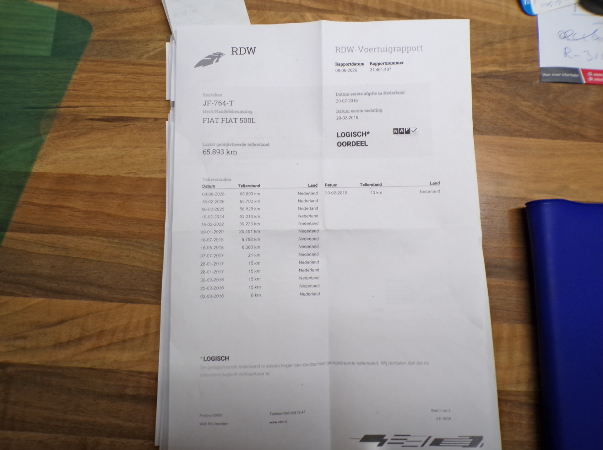 Foto van Fiat Fiat 500l