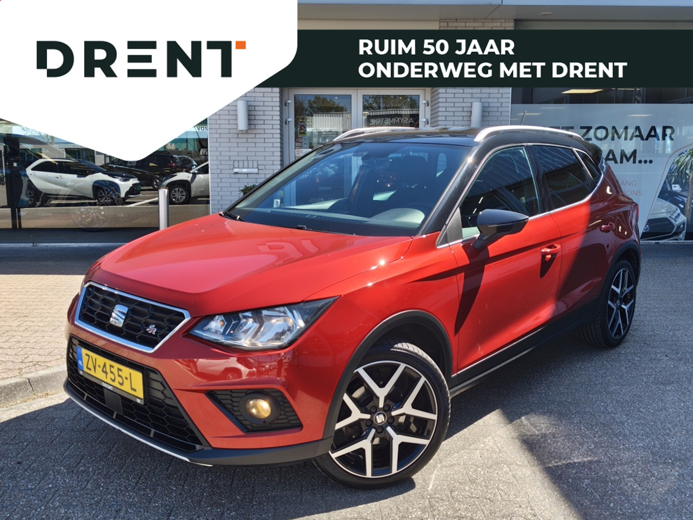 Seat Arona 1.0 TSI FR DSG Automaat | Trekhaak Afn. | Android Auto | Sensore 2019 - voorkant