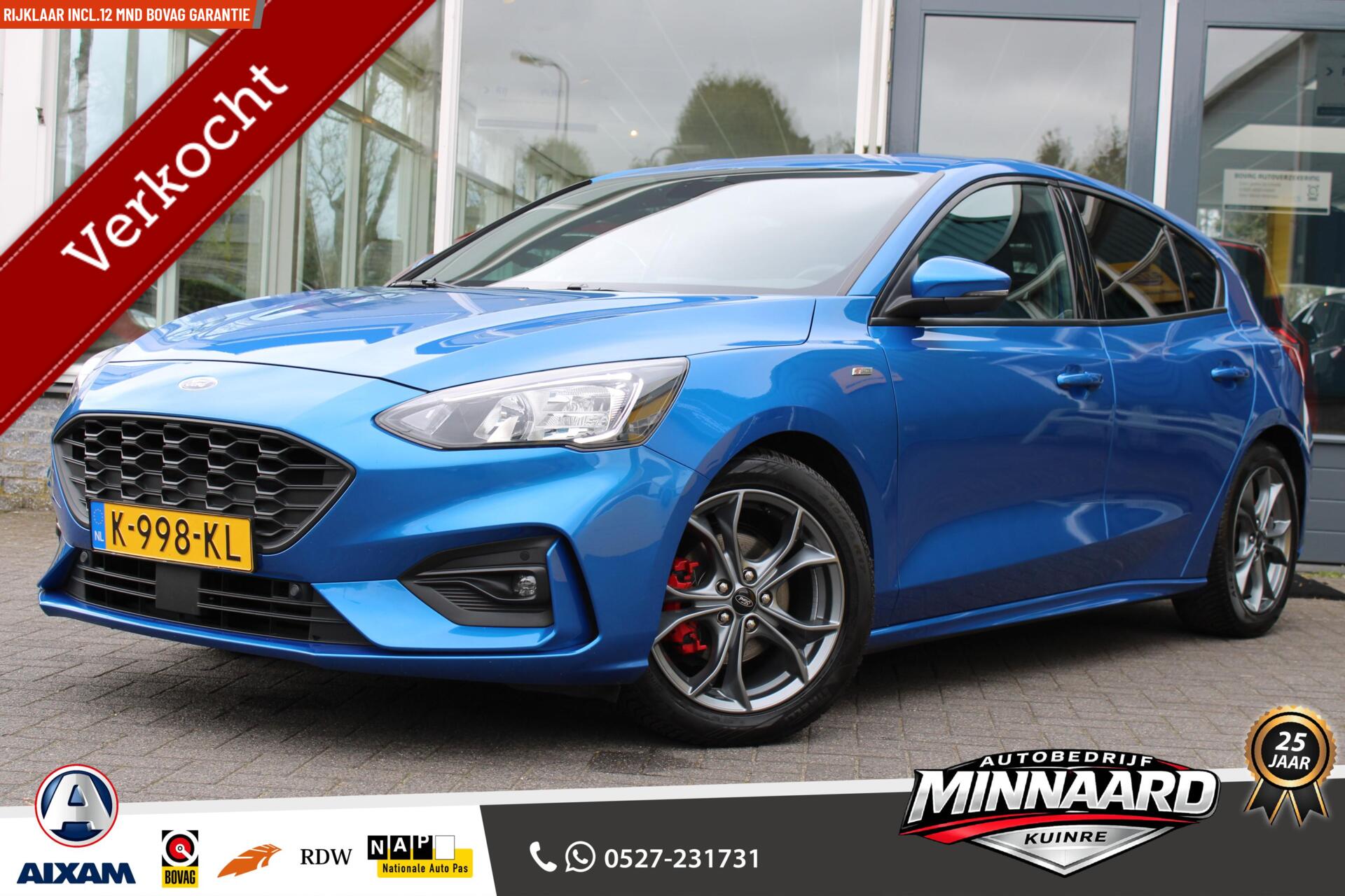 Ford Focus 1.0 EcoBoost Hybrid ST Line X Business|Ketting|LED|Camera|ACC|Virtual Display|Climate| 2021 - voorkant