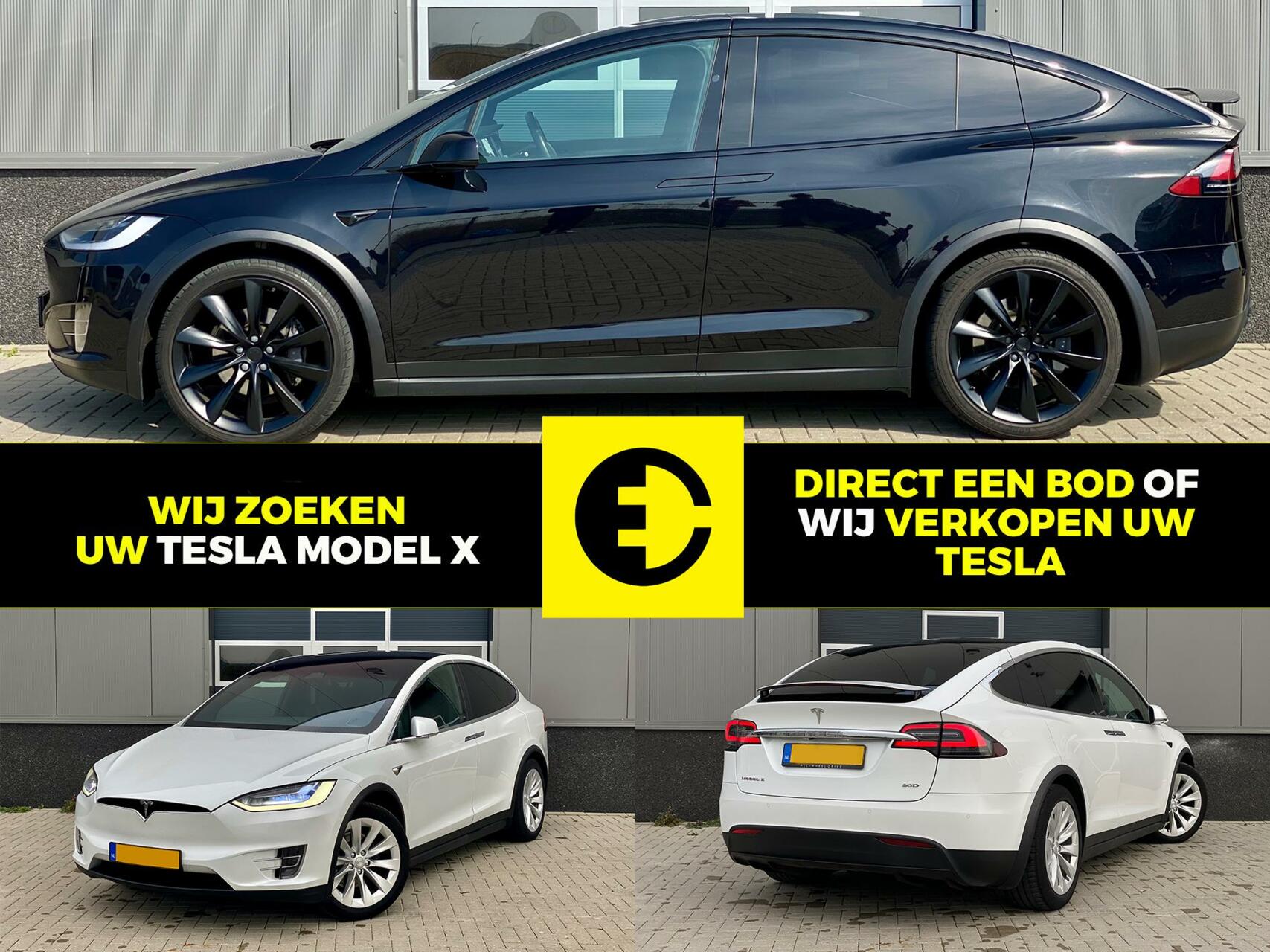Tesla Model X | Alle uitvoeringen gezocht | Verkoop uw Tesla 2016 - voorkant