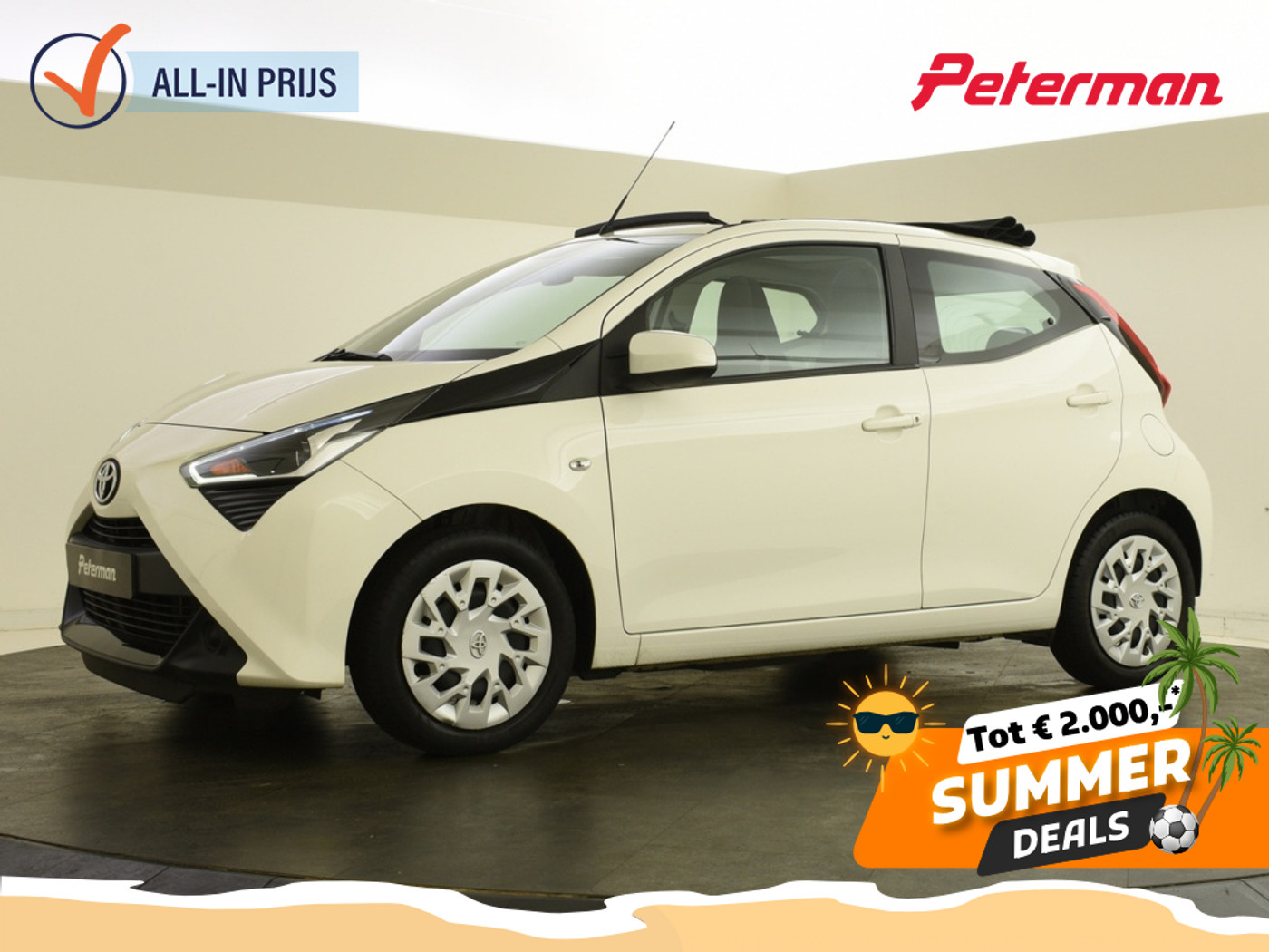 Toyota Toyota Aygo 1.0 VVT-i x-play Limited Cabrio | CarPlay/AndroidAuto | Camera 2021 - voorkant