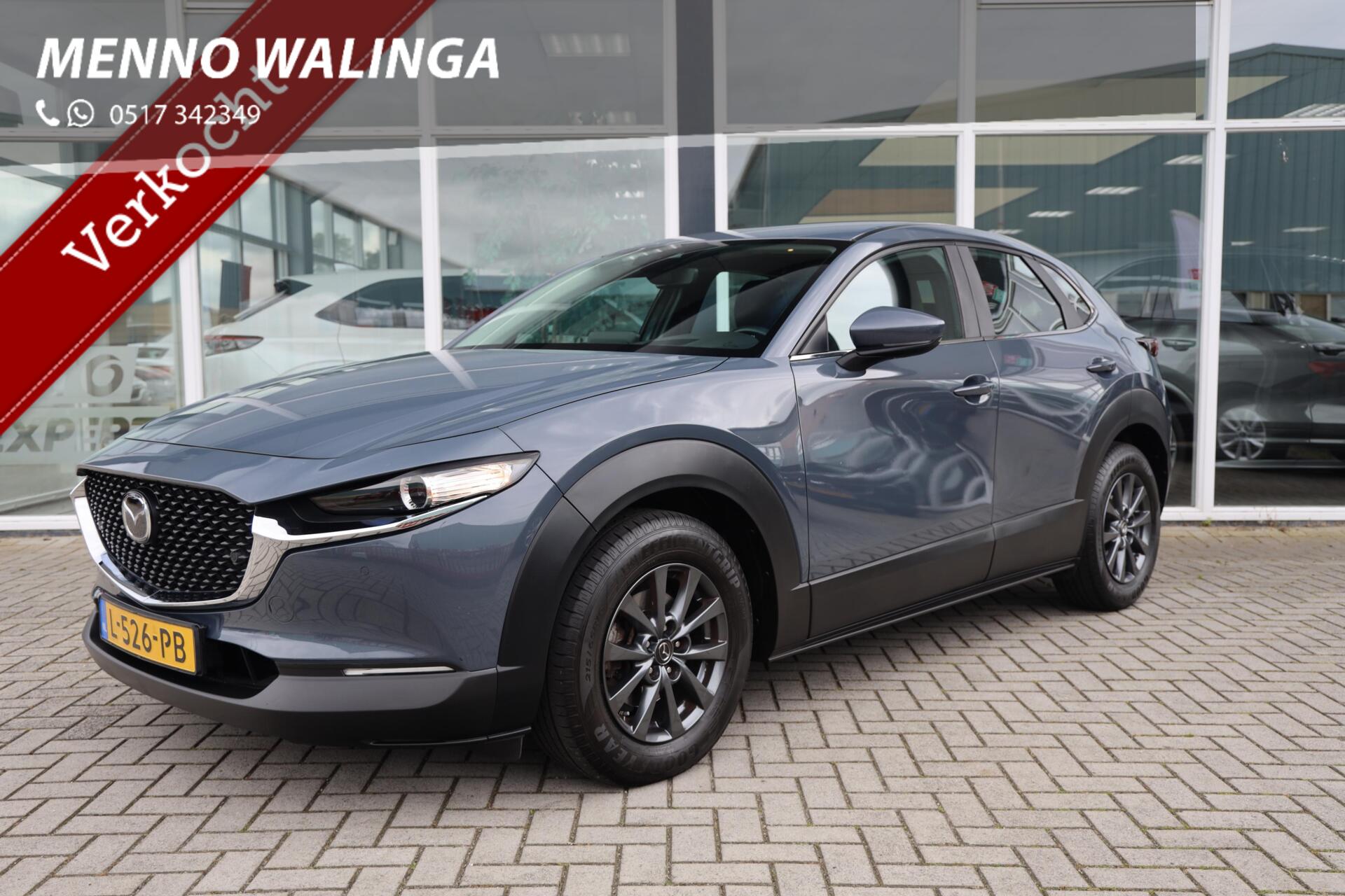 Mazda Mazda Cx-30 2.0 e-SkyActiv-G M Hybrid Comfort|Automaat|Stoel/stuurverwarming|Camera|Navi| 2021 - voorkant