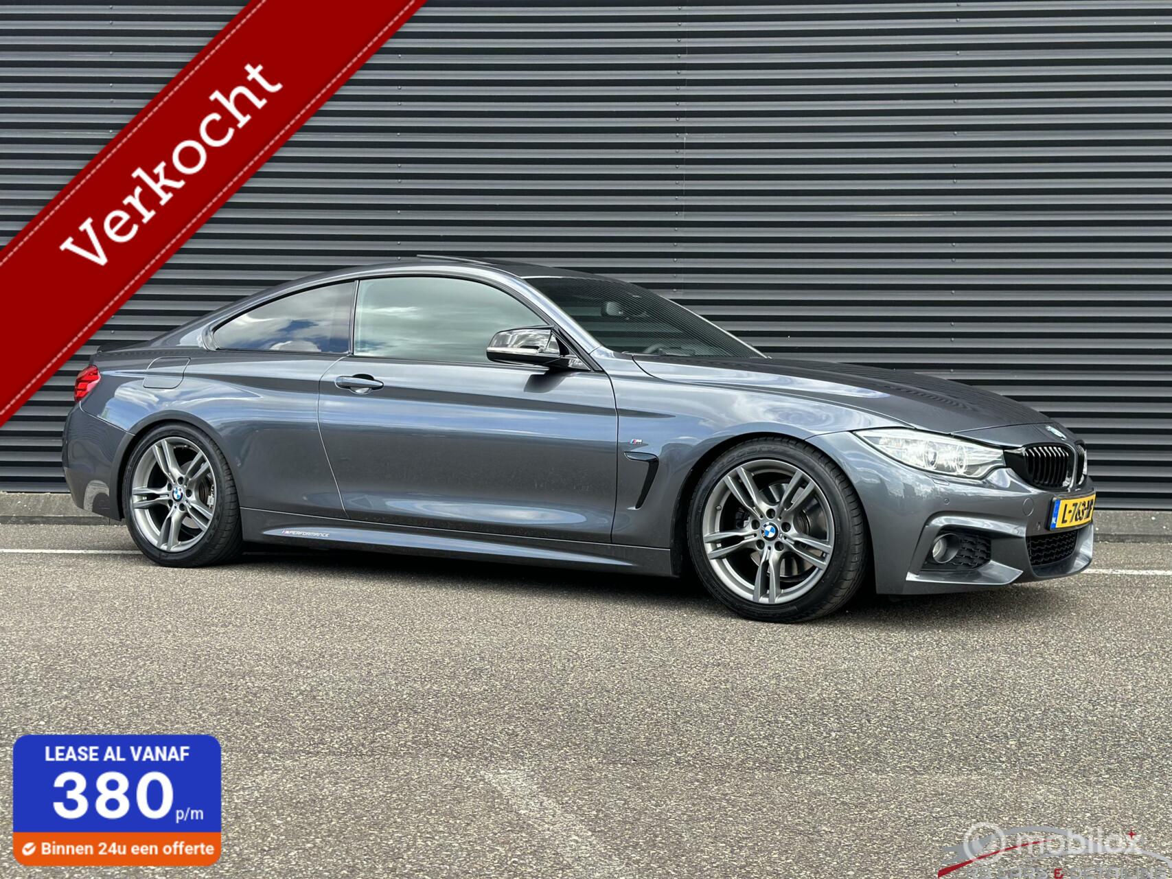 BMW 4-serie Coupé 428i High Executive, M PAKKET, DAKRAAM, 2014 - voorkant