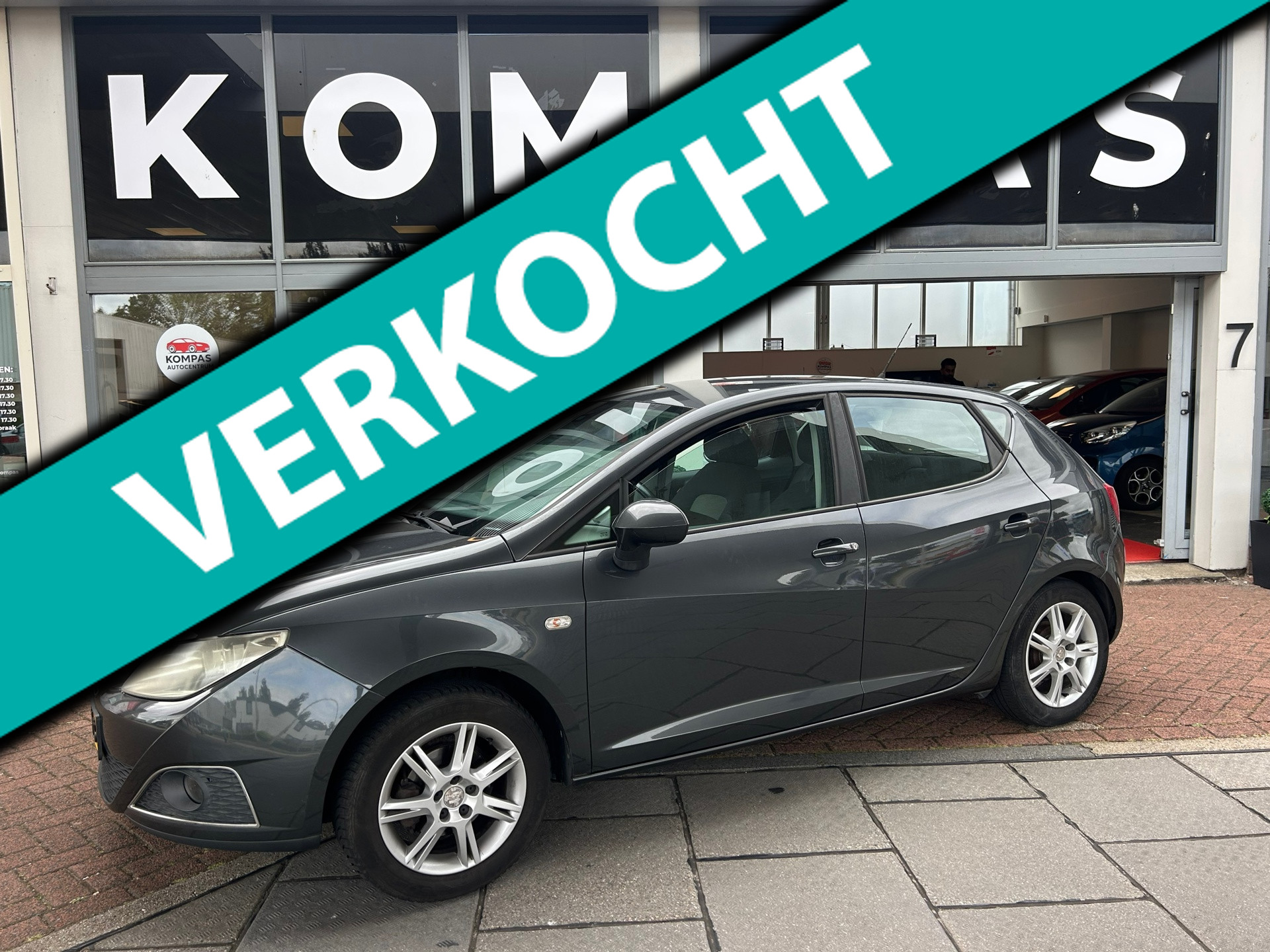 Seat Ibiza 1.2 Style |Airco|2EIG|P.Sensor Achter|LM.Velgen|APK27|Mistlampen|El.Ramen| 2009 - voorkant