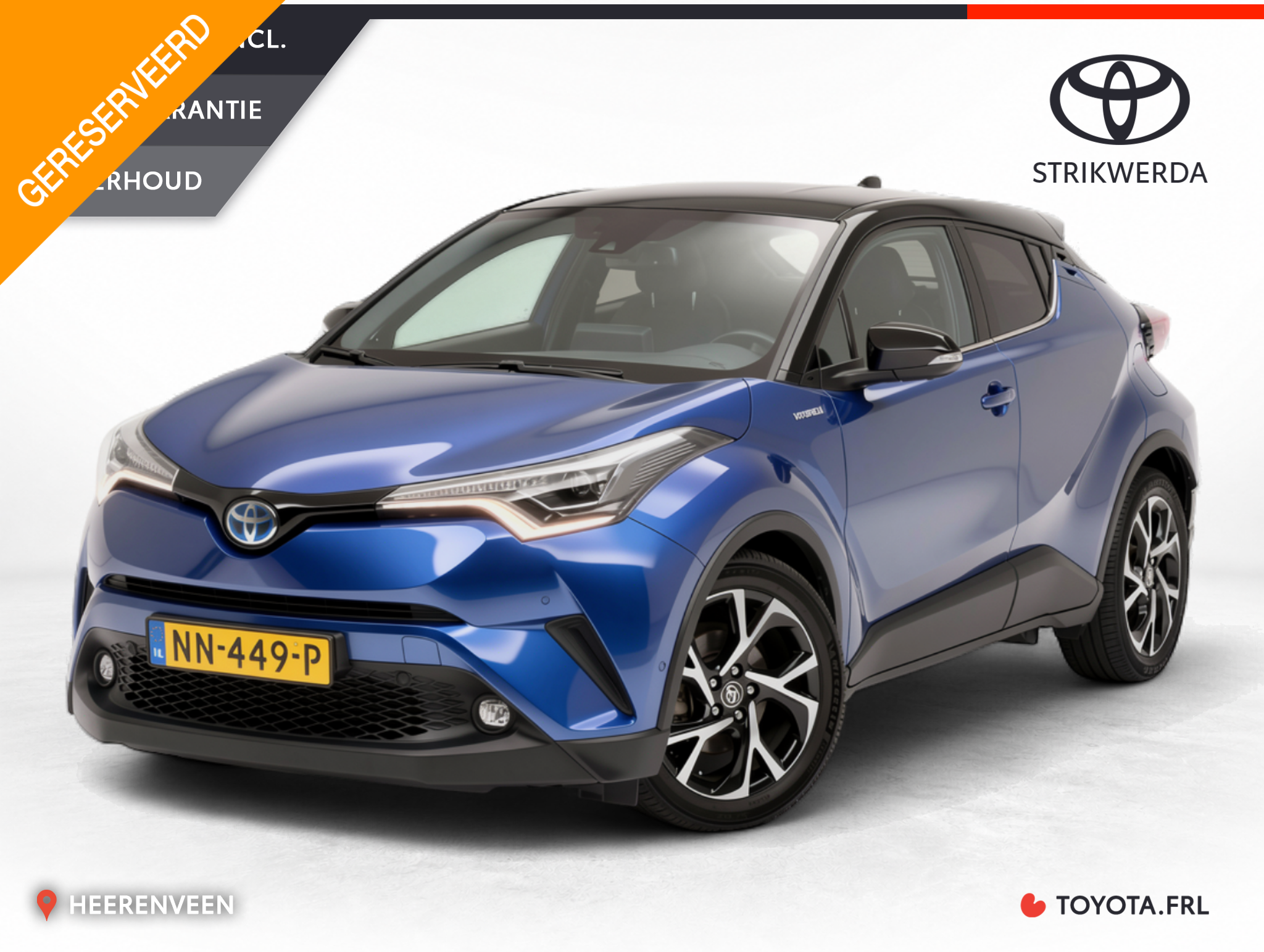Toyota Toyota C-hr 1.8 Hybrid Bi-Tone Plus 2017 - voorkant