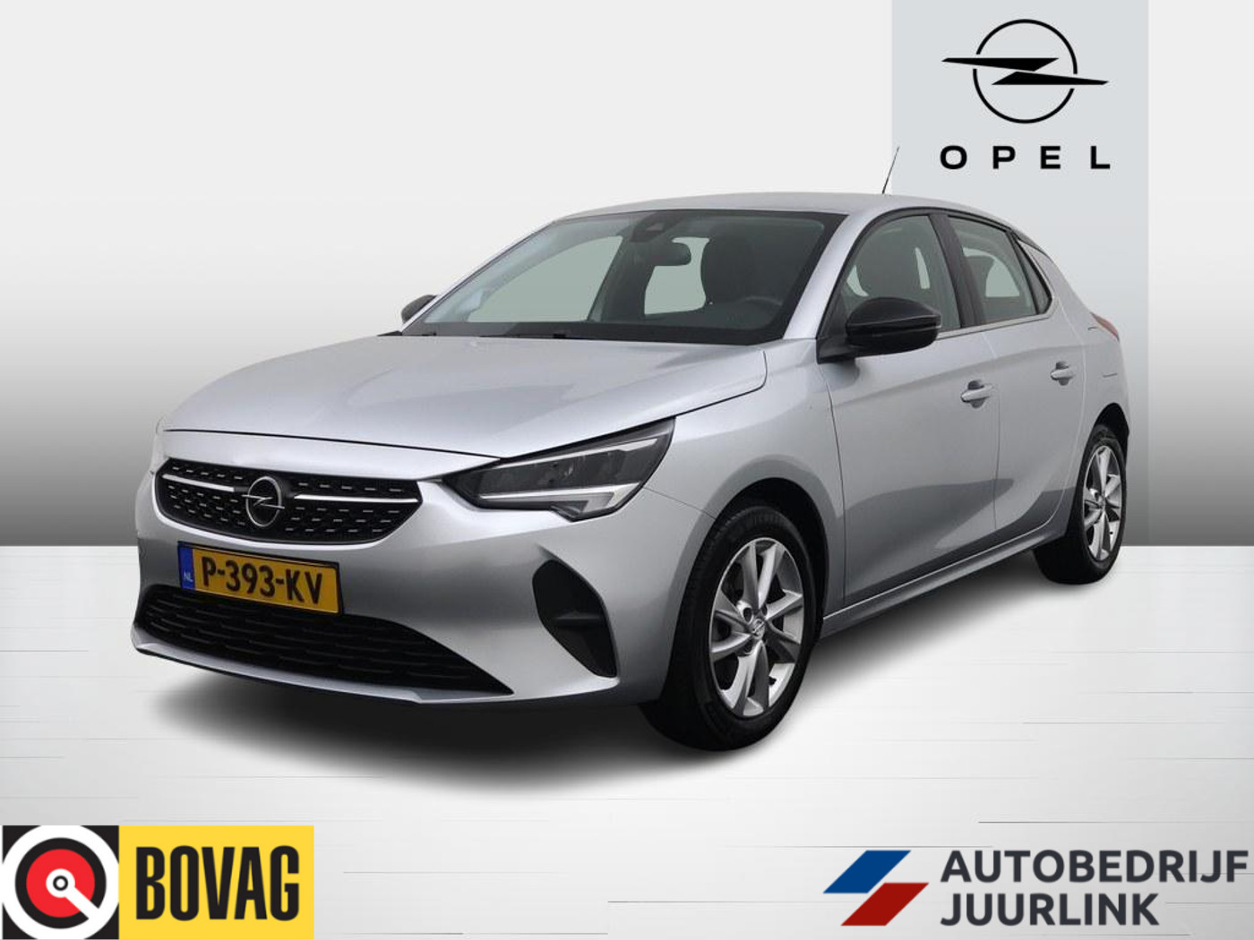 Opel Corsa 1.2T 100PK Elegance  Trekhaak/H.Leder/Led/Vc/Pdc 2022 - voorkant