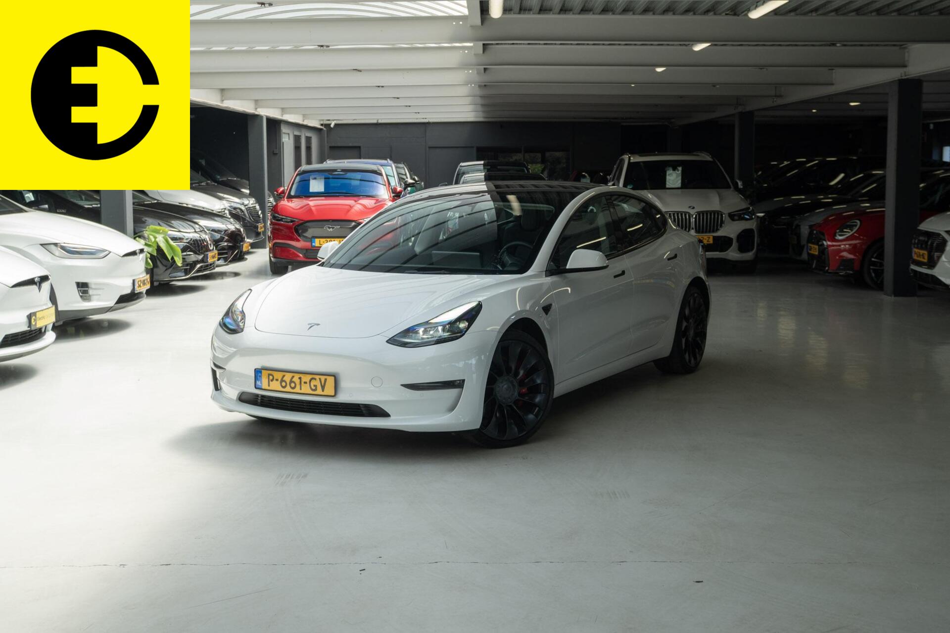 Tesla Model 3 Performance AWD 75 kWh | SoH 93,1% | FSD | Incl.BTW 2022 - voorkant