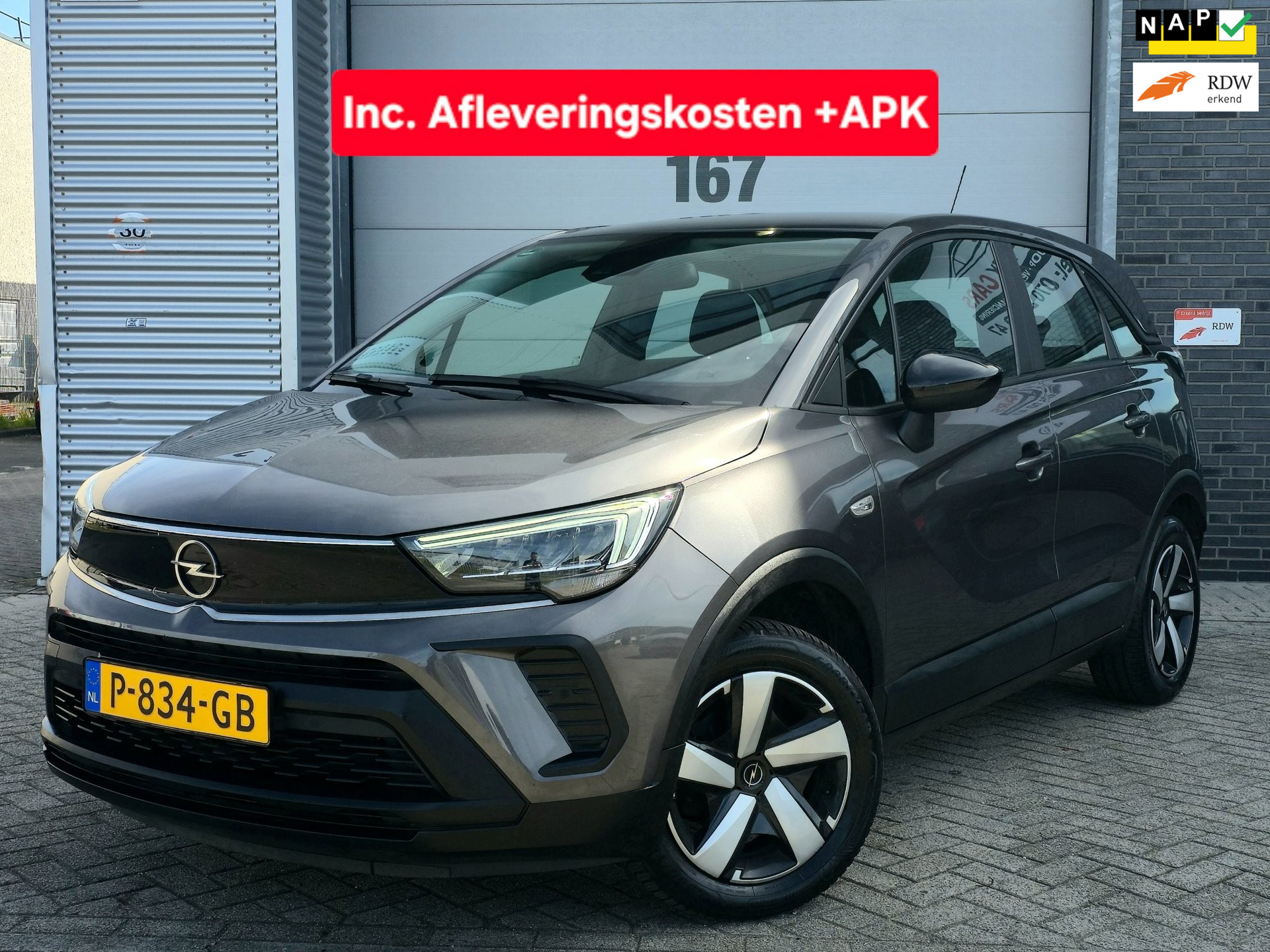 Opel Crossland 1.2 Turbo Edition start/stop | Achteruitrij camera | Netto Auto 2022 - voorkant