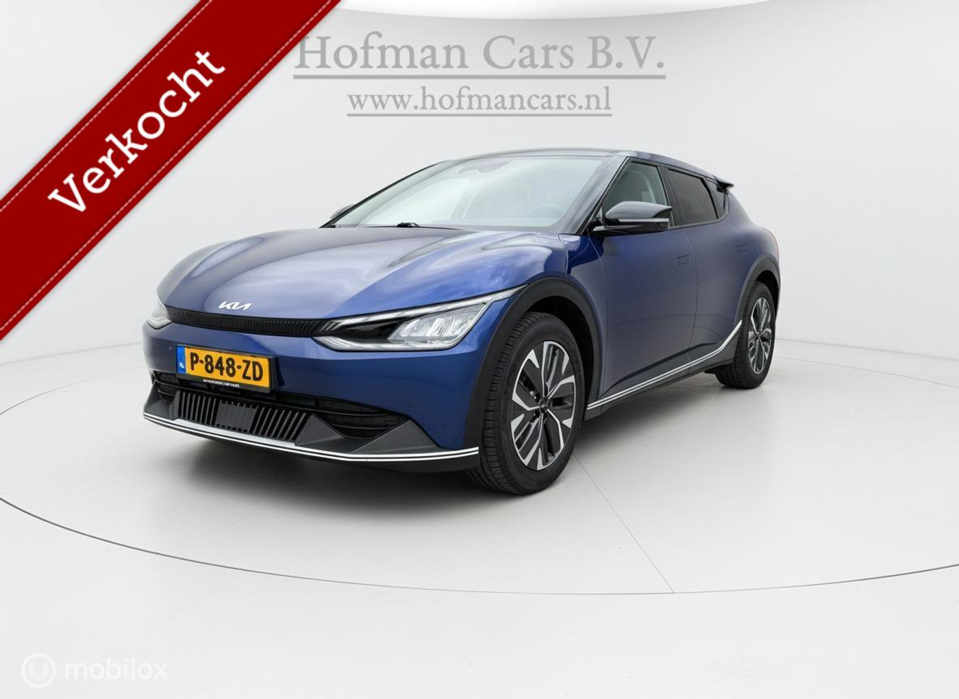 Kia Ev6 Air 58 kWh | SOH 100% (MOBA) | BTW Auto | NAP | Fabrieksgarantie Accu | 6 Maanden Garantie 2022 - voorkant