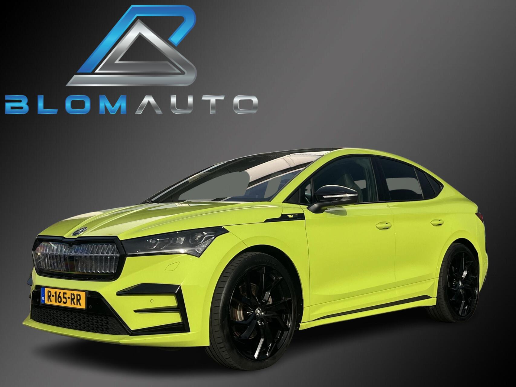 Skoda Enyaq RS 80 RS 300PK 4X4 PANO+MEMORY+22INCH+ACC 2022 - voorkant
