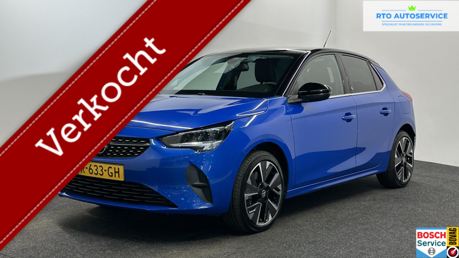 Opel Corsa Elegance 50 kWh 3 FASE SOH 90% CARPLAY LM CRUISE NAVI. 2022 - voorkant